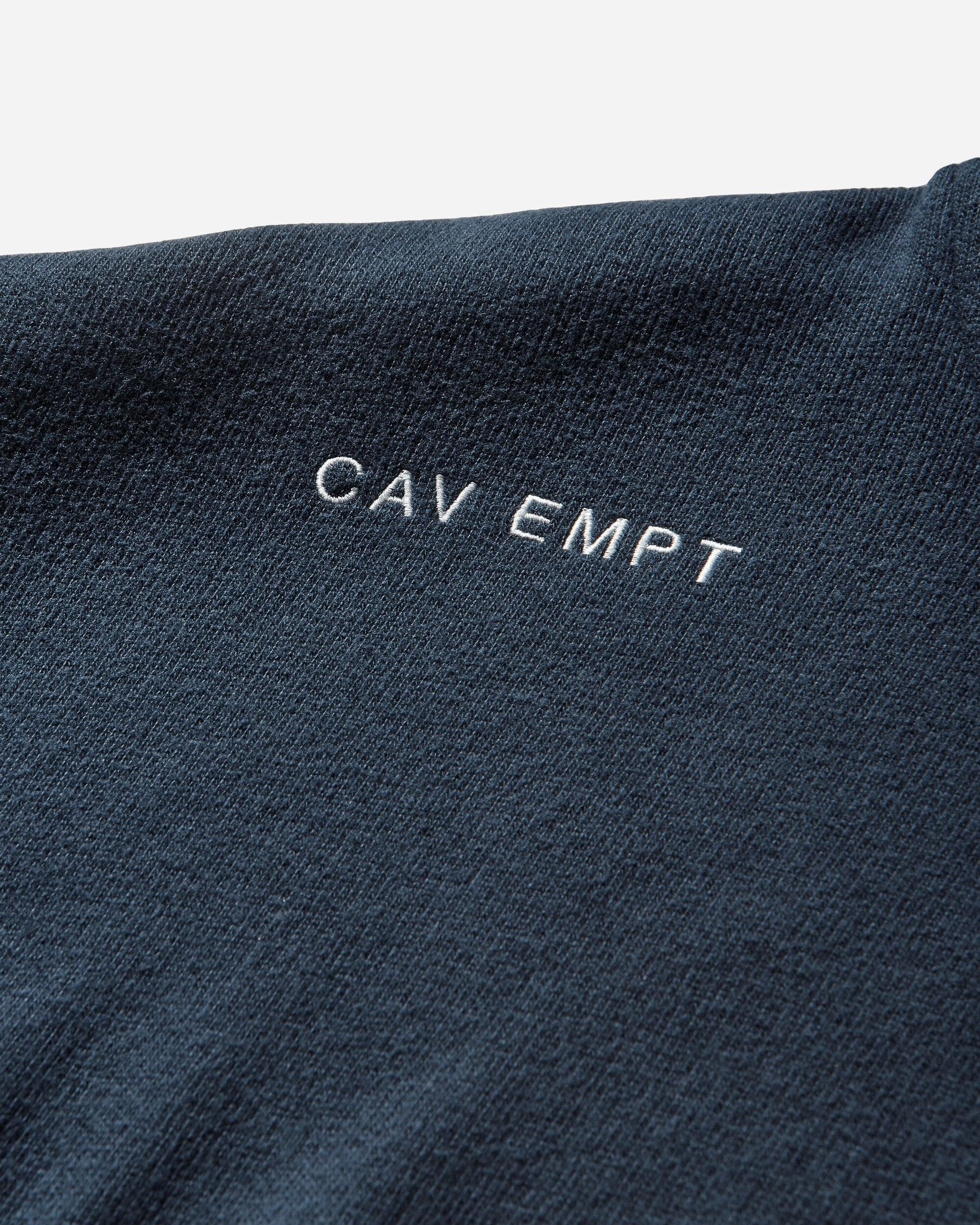 Cav Empt Men S Neck Snap Dbl Knit Hoodie Navy in Blue for Men 