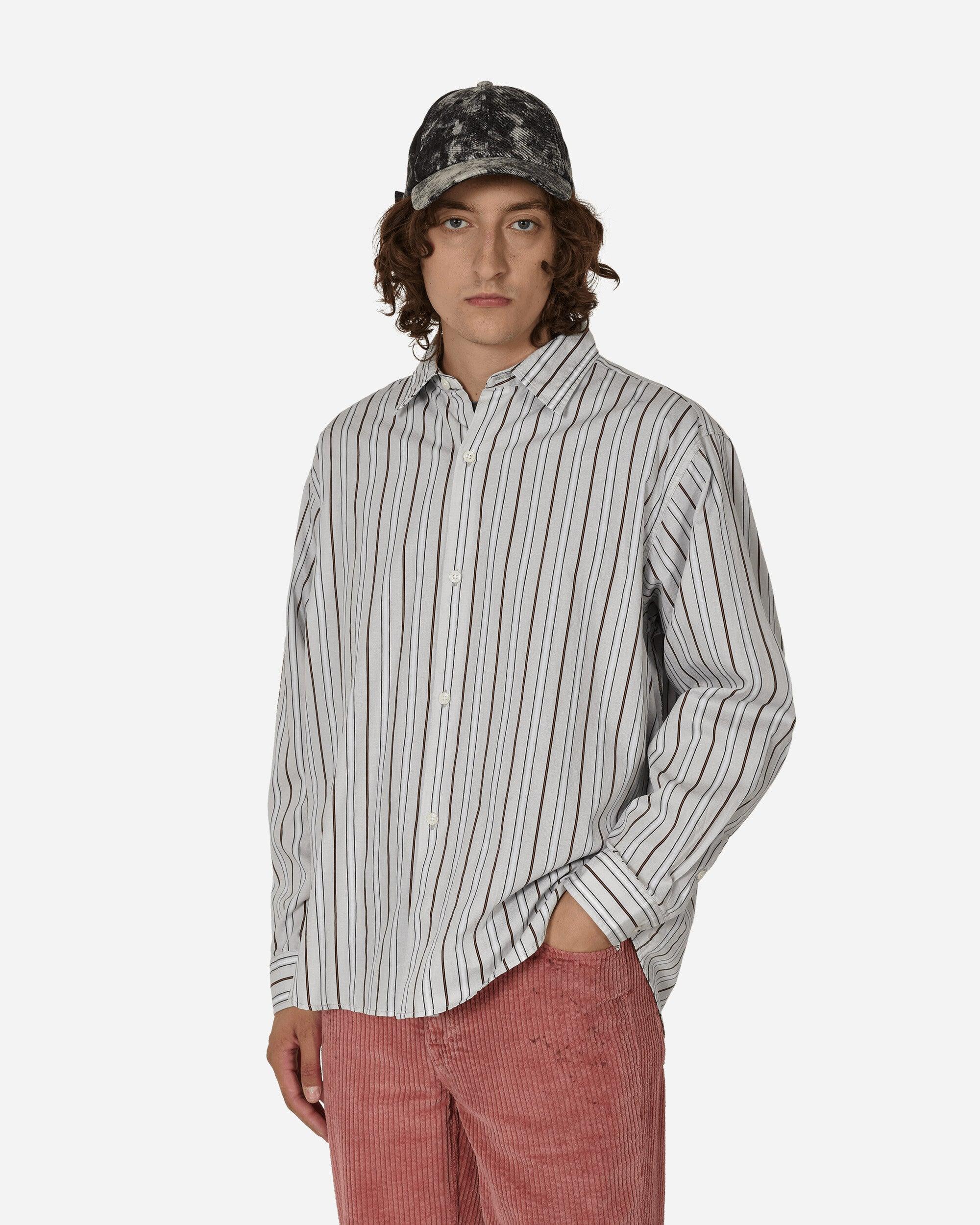 mfpen Generous Shirt Vintage Brown Stripe in Gray for Men | Lyst