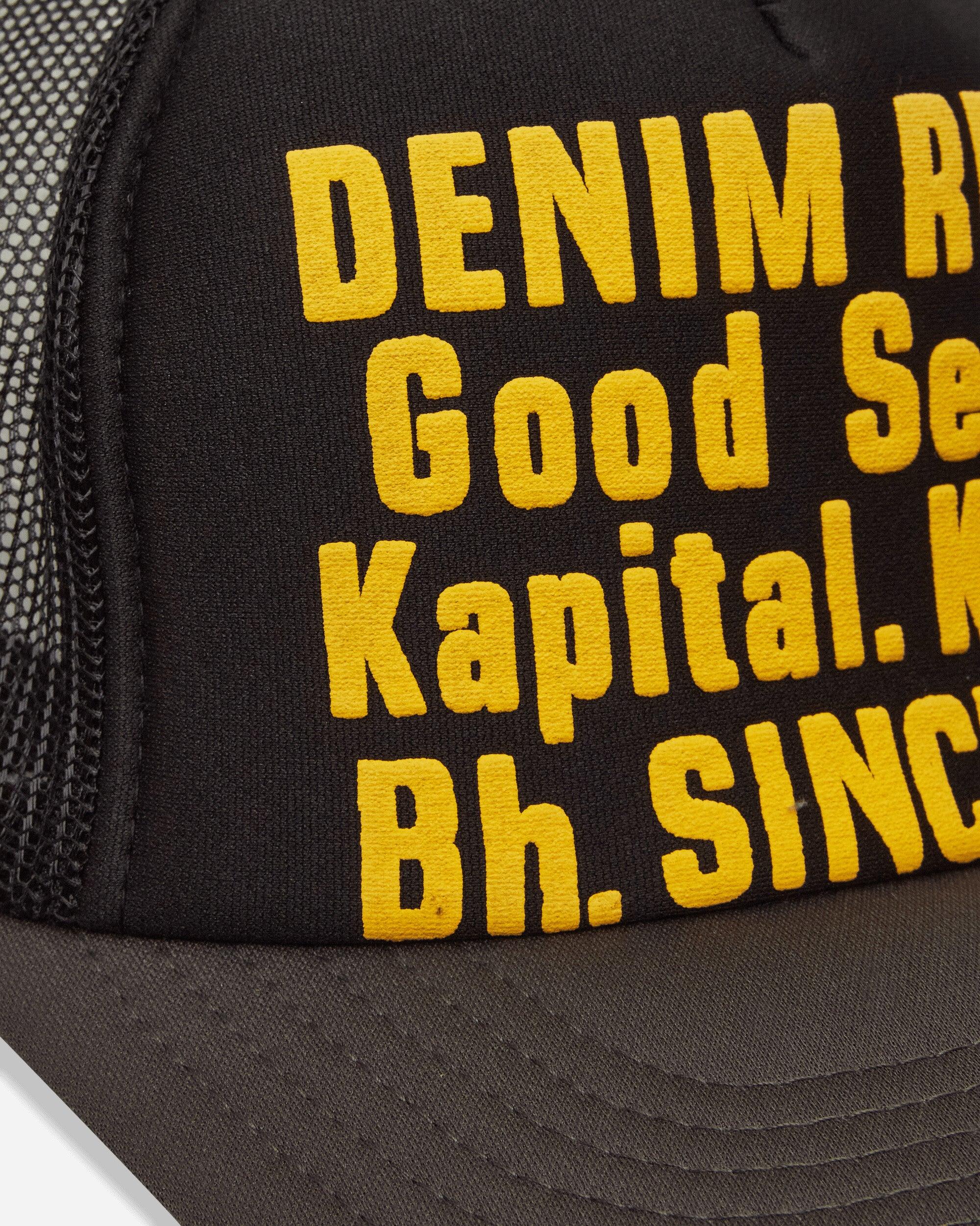 Kapital Denim Repair Service Track Cap / Grey in Black for Men | Lyst