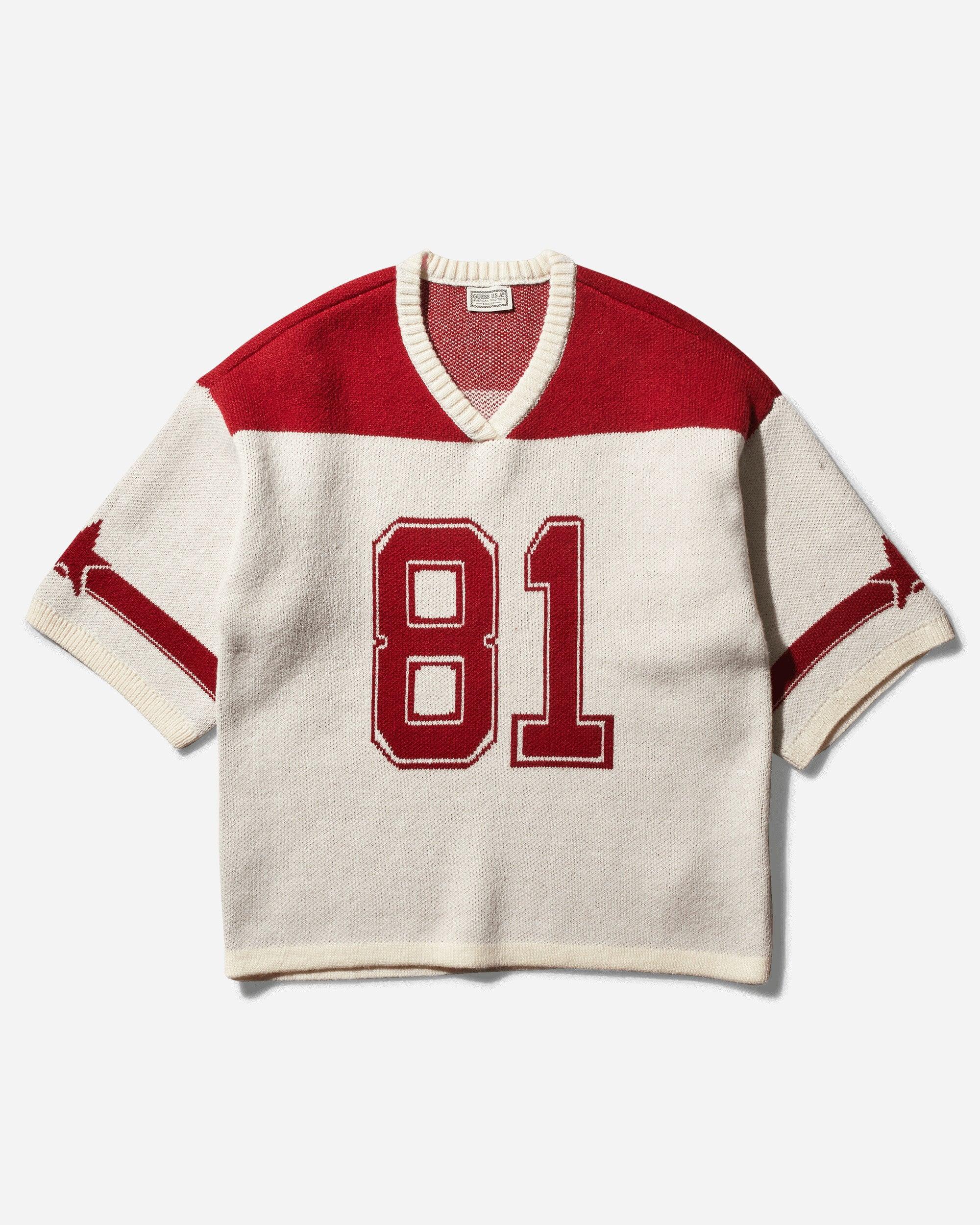 Guess Football Jersey Sweater Petite Syrah in Pink Lyst