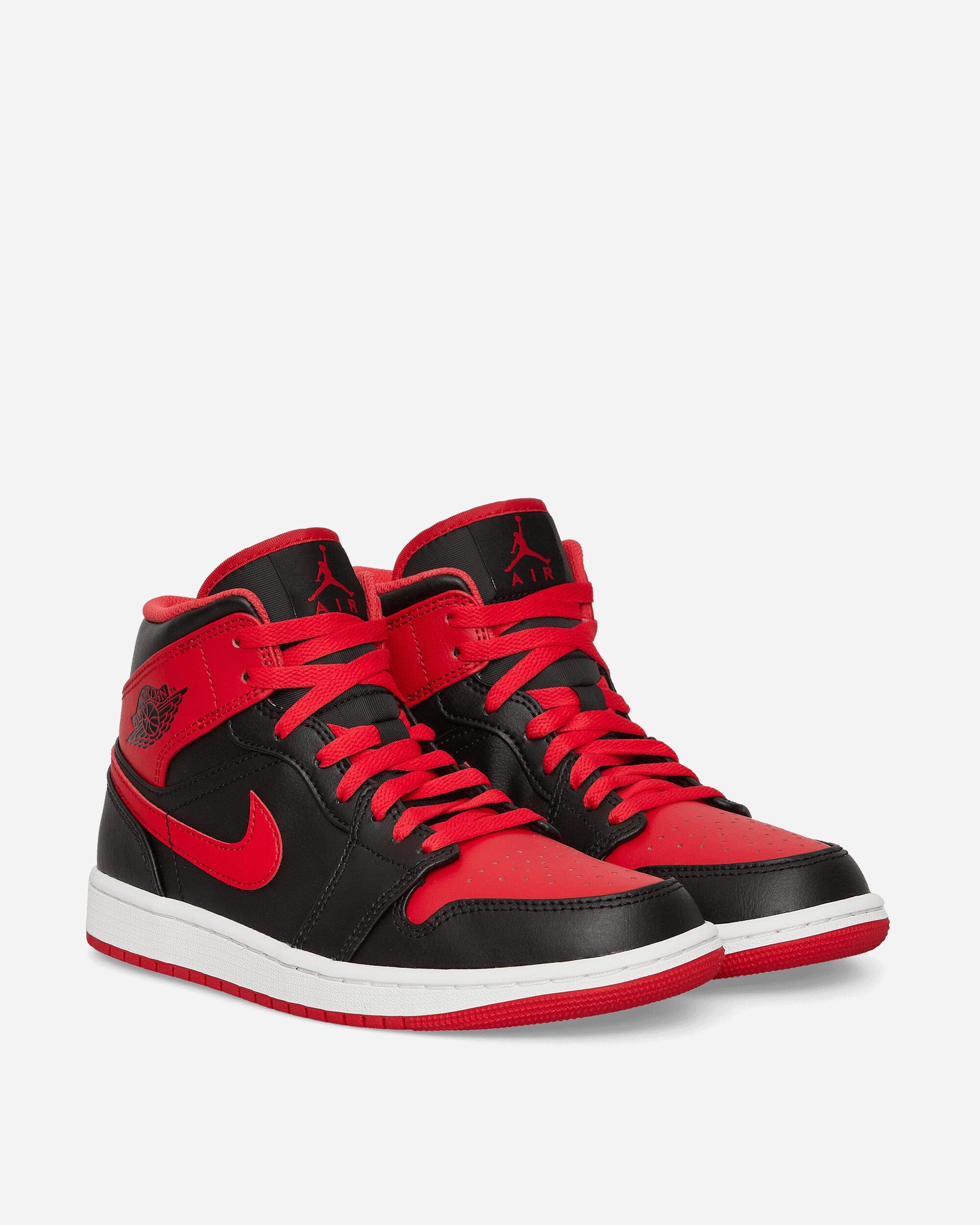 Nike Air Jordan 1 Mid Alternate Bred Sneakers Black / Fire Red / White for  Men | Lyst