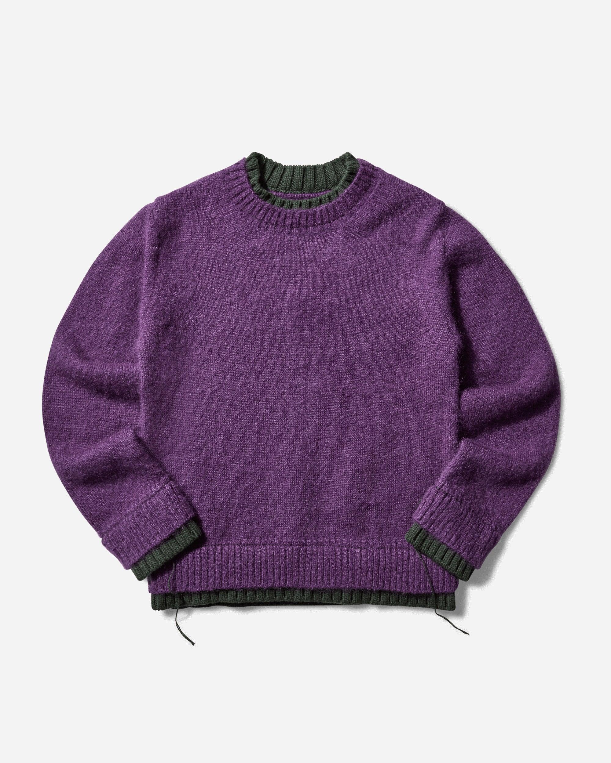 トップス SACAI 2021AW Wool Knit Pullover SACAI Checked Jacquard-Knit Sweater for Men | MR PORTER