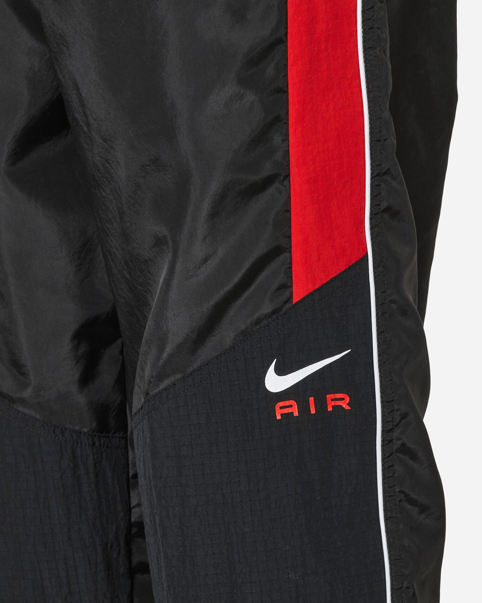 black and red nike tracksuit bottoms