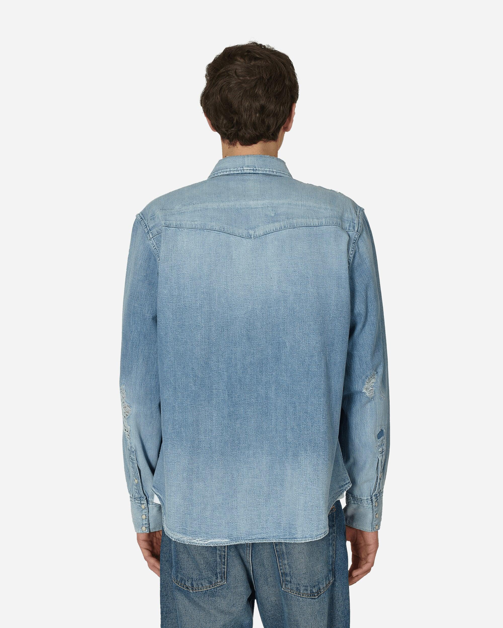 Visvim Social Sculpture Shirt Crash in Blue for Men | Lyst Visvim Social Sculpture Shirt Crash in Blue for Men | Lyst