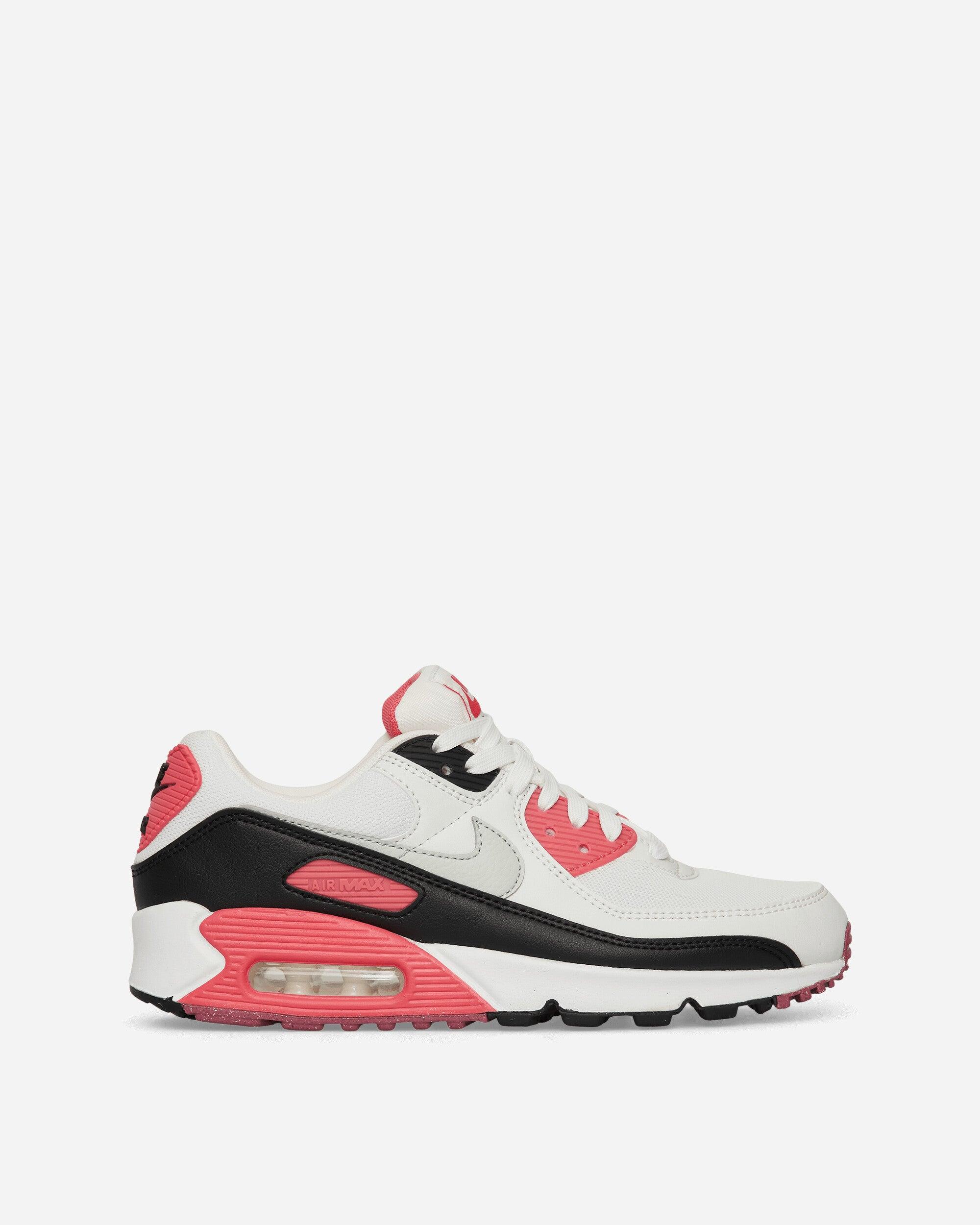 nike air max 90 white and pink trainers