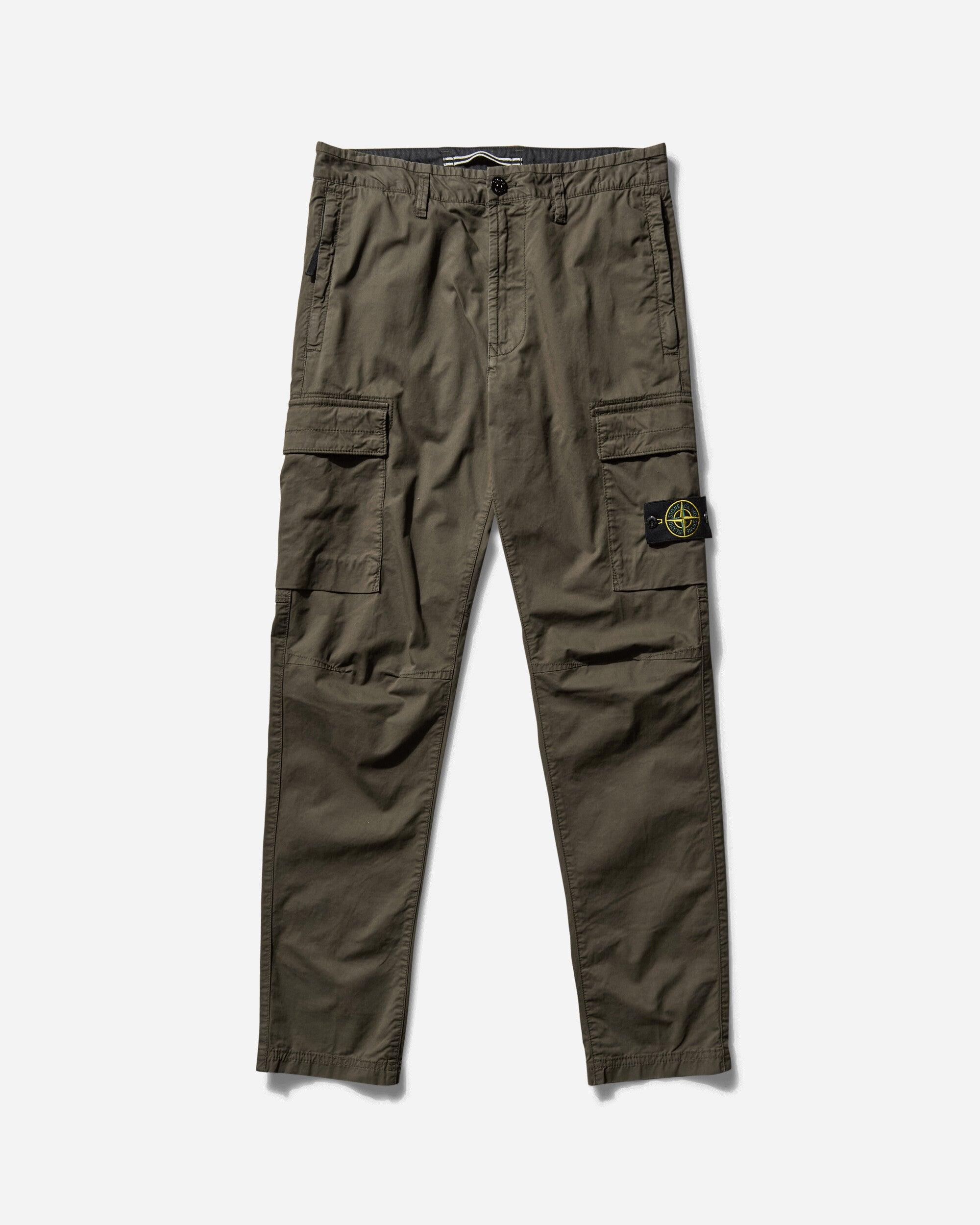Stone Island S Regular Tapered Cargo Trousers Military in Green