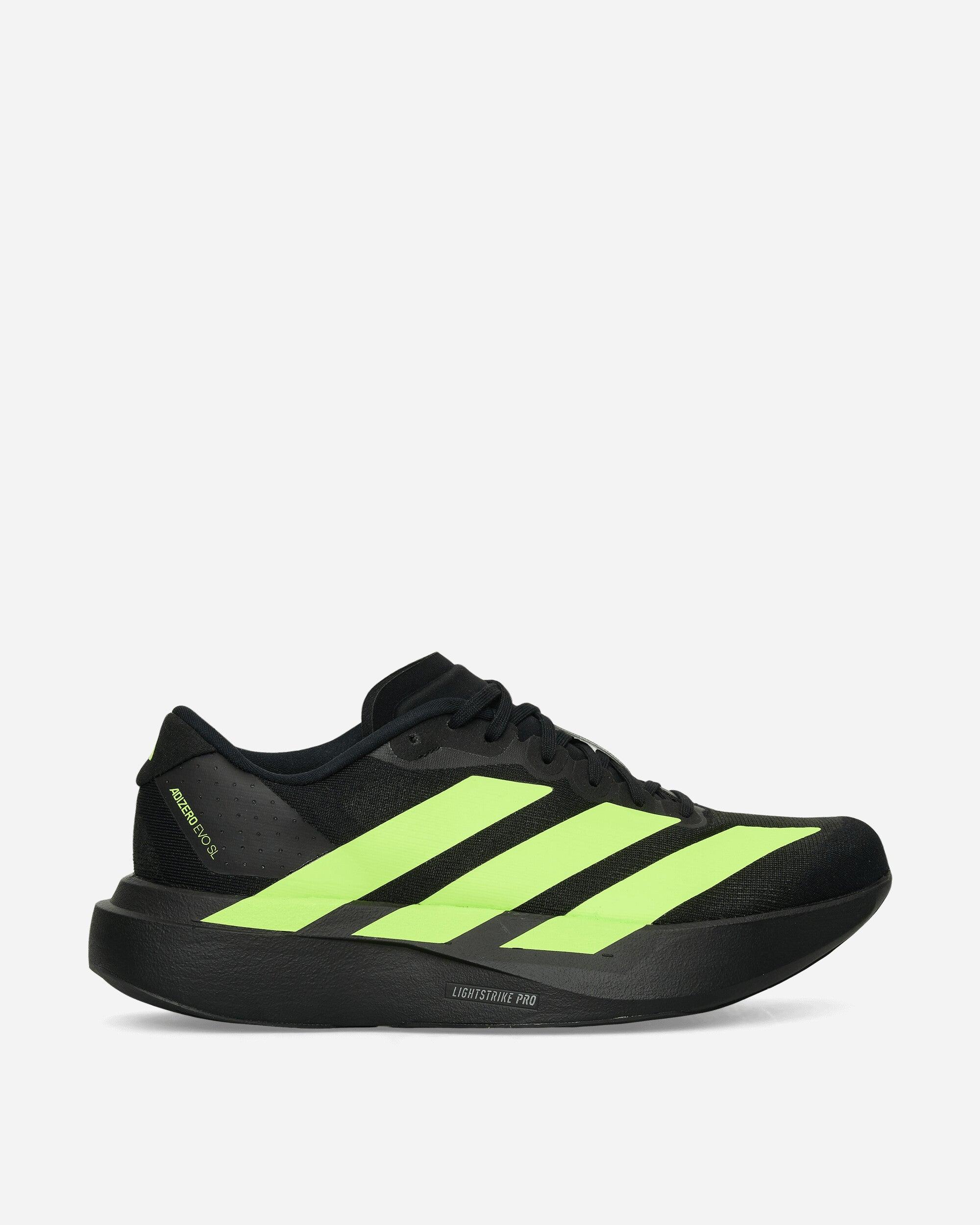 adidas Adizero Evo Sl Sneakers Core Black / Lucid Lemon in Green