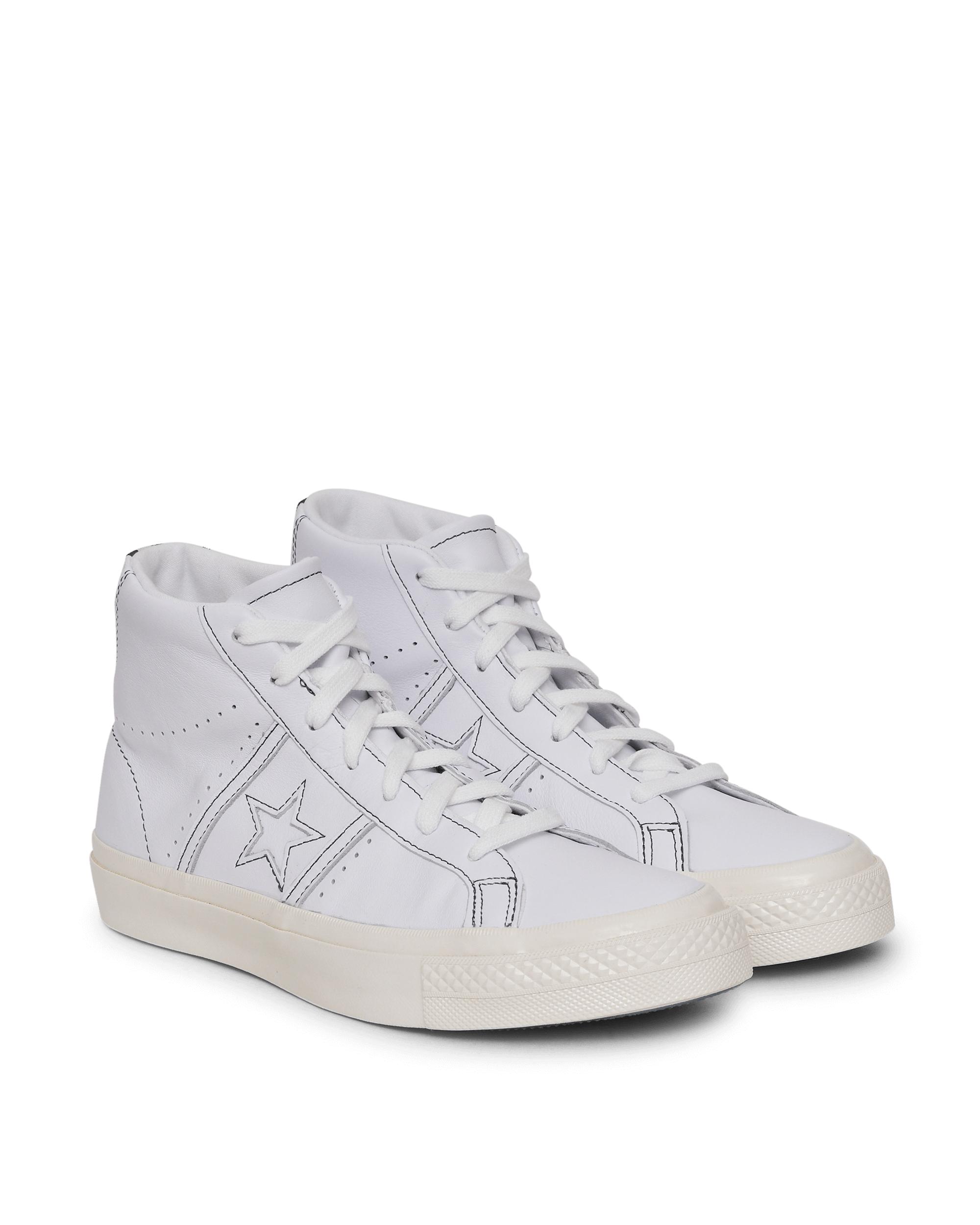 Converse One Star Academy Hi in White for | Lyst