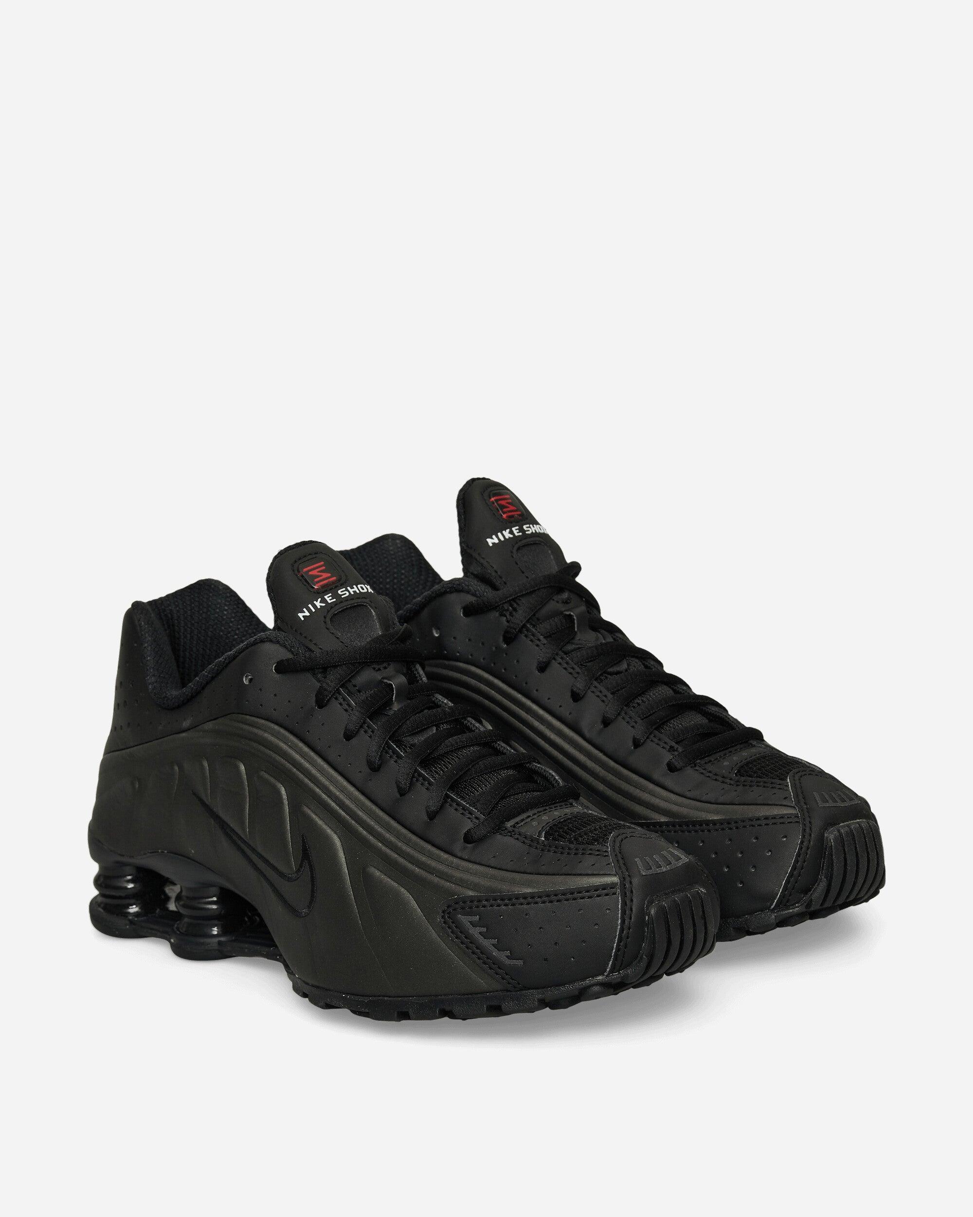 靴 Nike Shox R4 \"Black/Bright Crimson\" NIKE SHOX R4 BLACK/BLACK-BLACK-BRIGHT CRIMSON（ナイキ