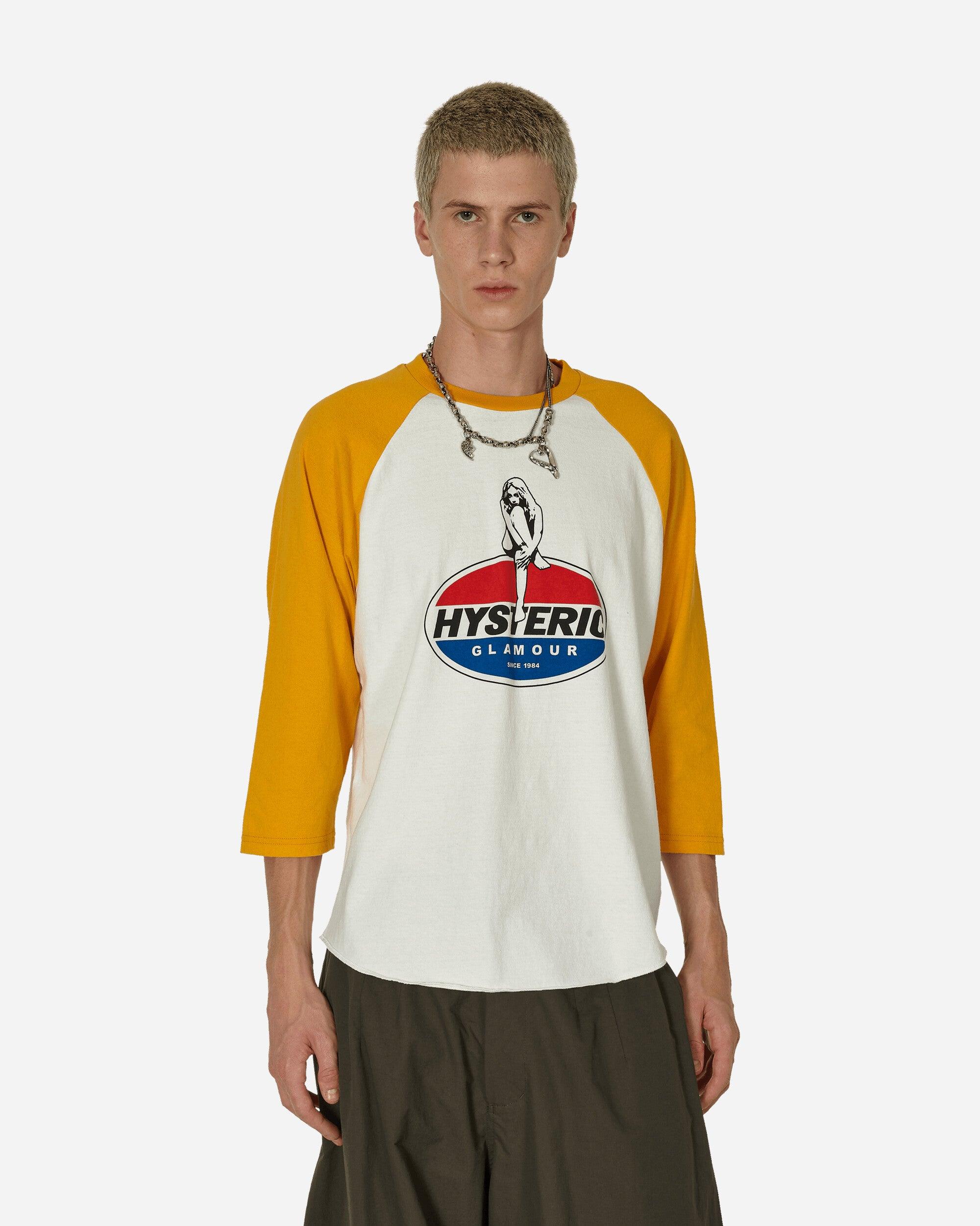 Hysteric Glamour Girl On The Top Raglan T-shirt White / for Hysteric Glamour Girl On The Top Raglan T-shirt White / for