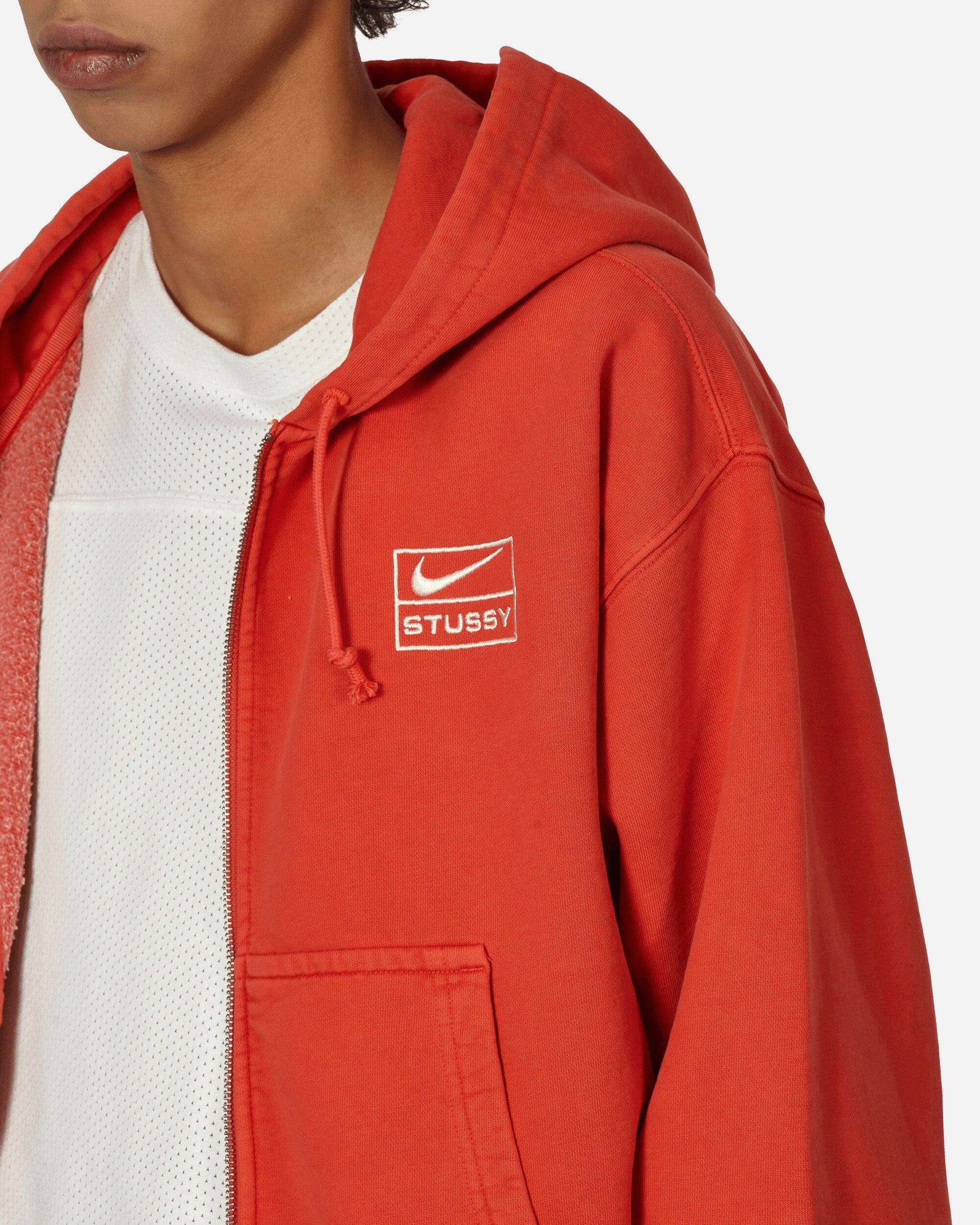 Nike Stüssy Full-zip Fleece Hoodie Habanero Red for Men | Lyst Nike Stüssy Full-zip Fleece Hoodie Habanero Red for Men | Lyst