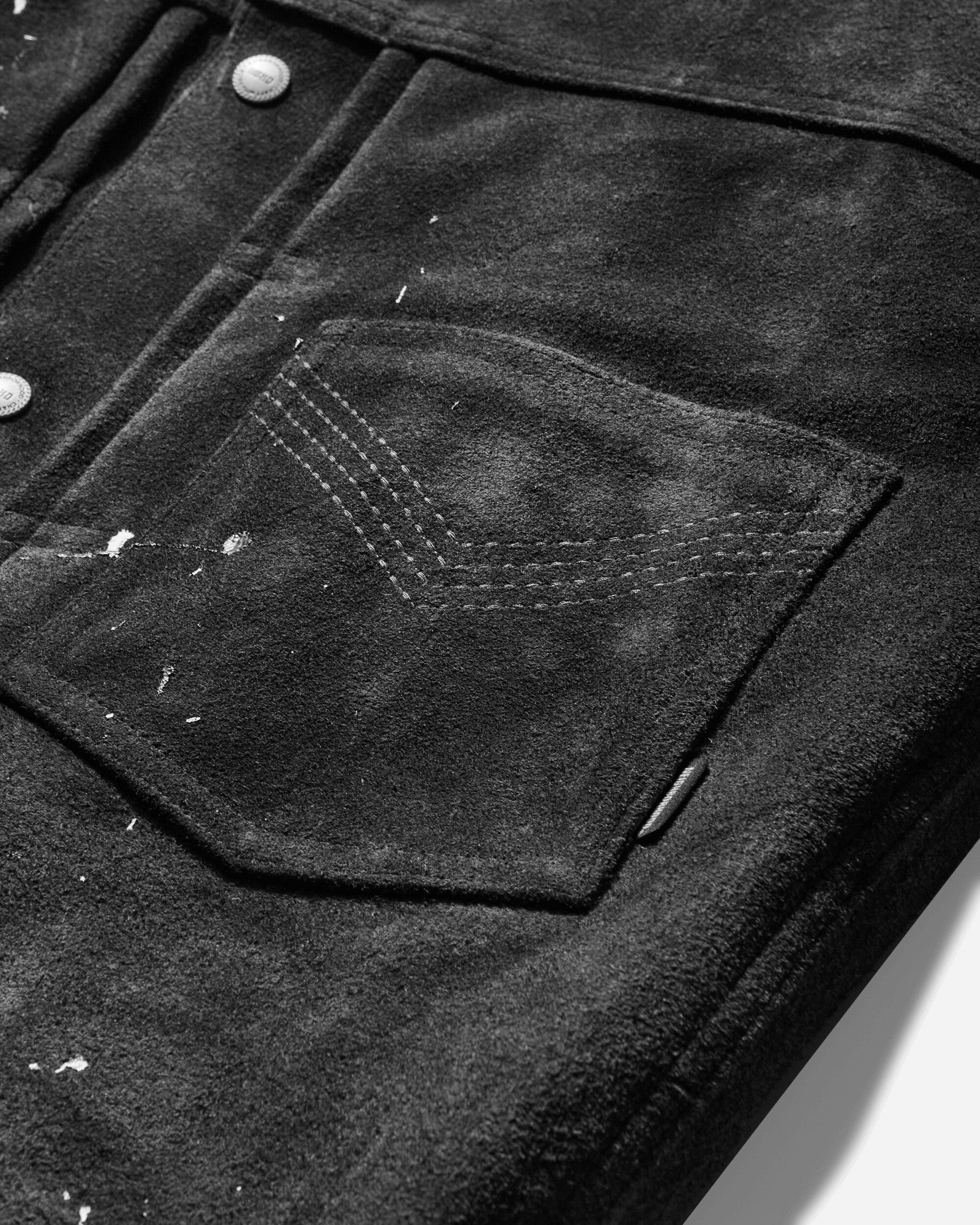 Neighborhood Men S Drip Suede Jacket in Black for Men | Lyst
