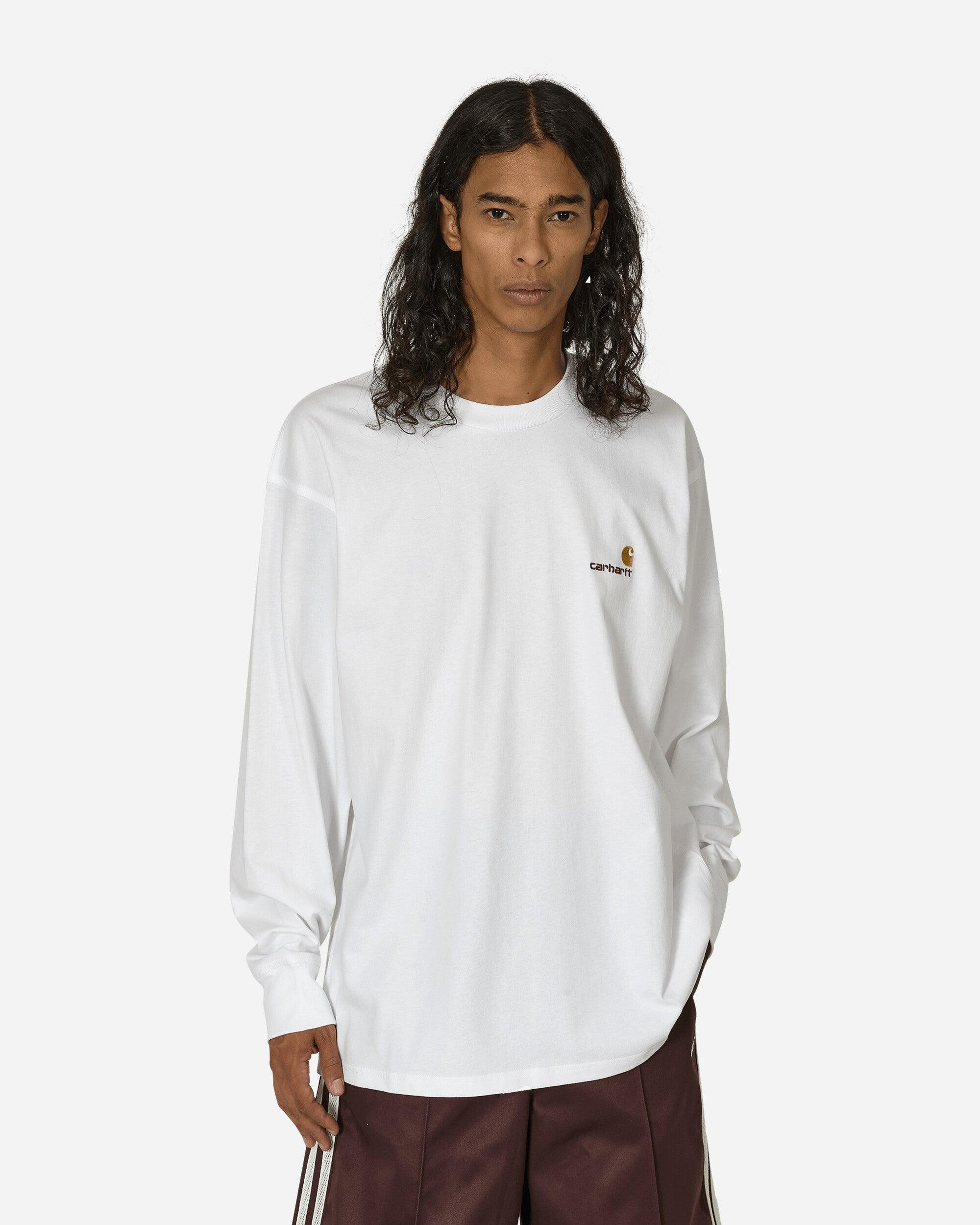 Carhartt American Script Longsleeve T Shirt in White for Men Lyst UK