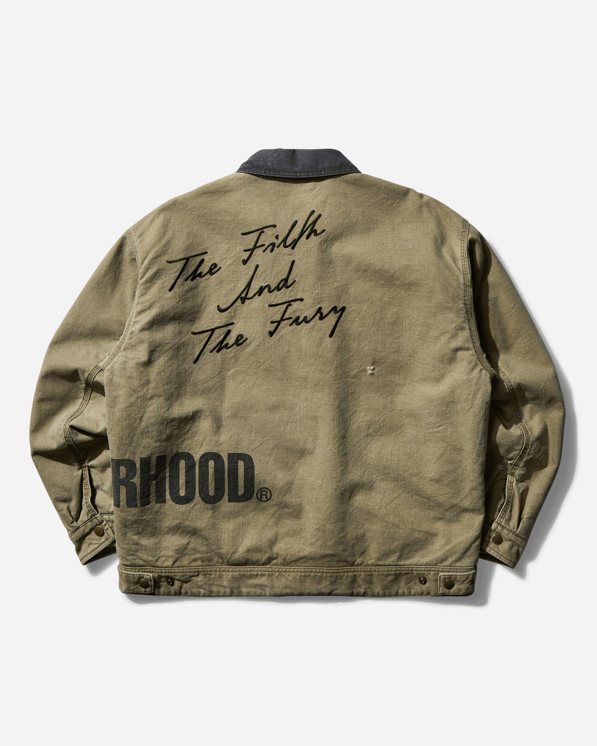 Neighborhood S Duck Work Jacket Drab in Green for Men | Lyst