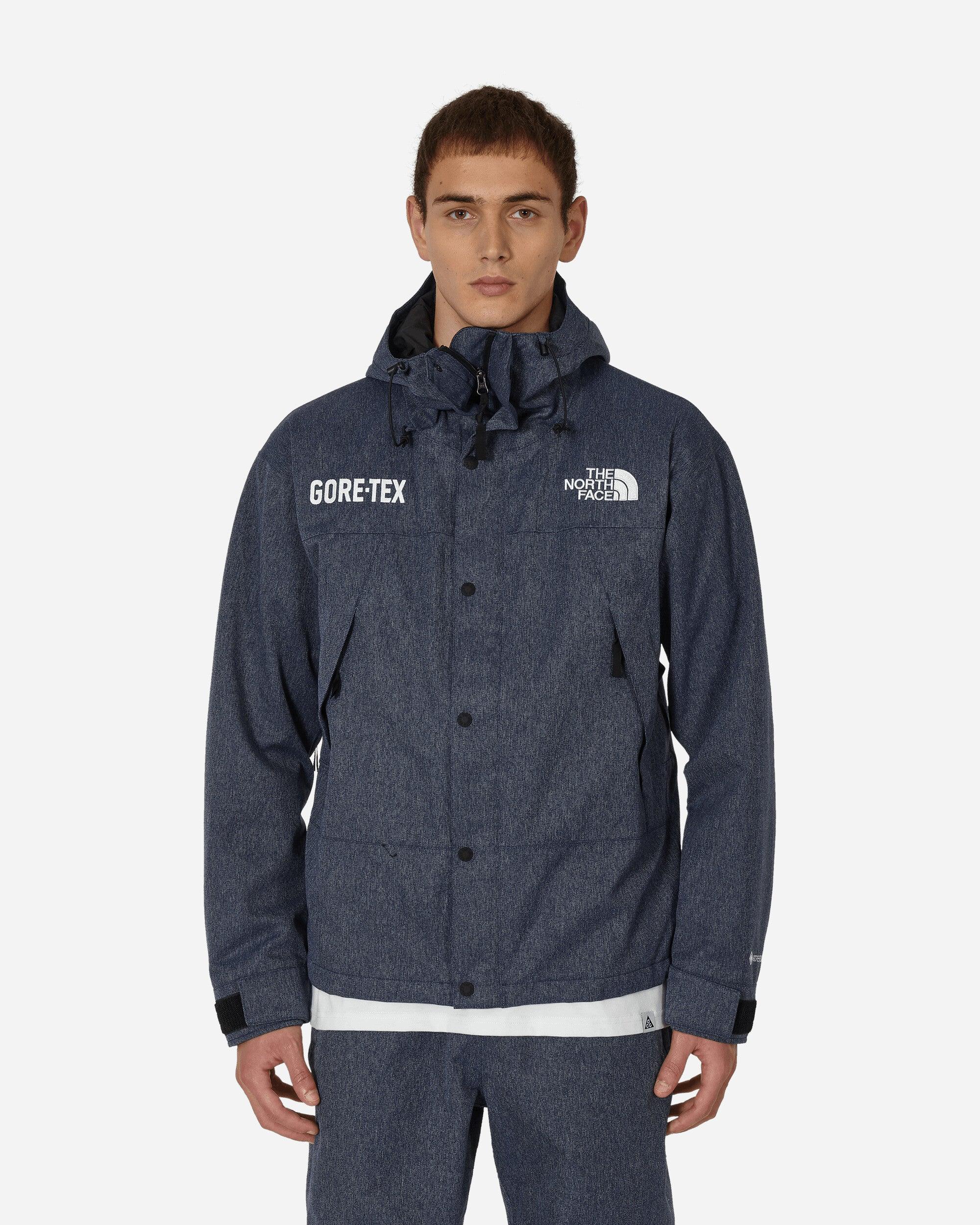 The North Face Gtx Mountain Jacket Denim Blue for Men | Lyst