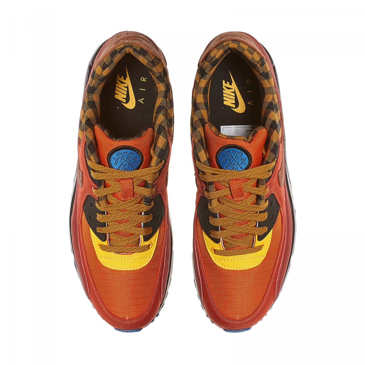 Nike Suede Air Max 90 Premium 'campfire Pack' Sneakers in Red for Men - Lyst