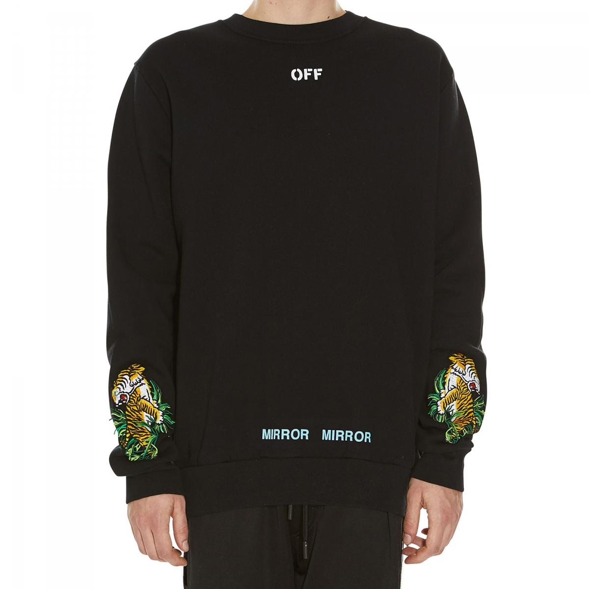 off white tiger crewneck