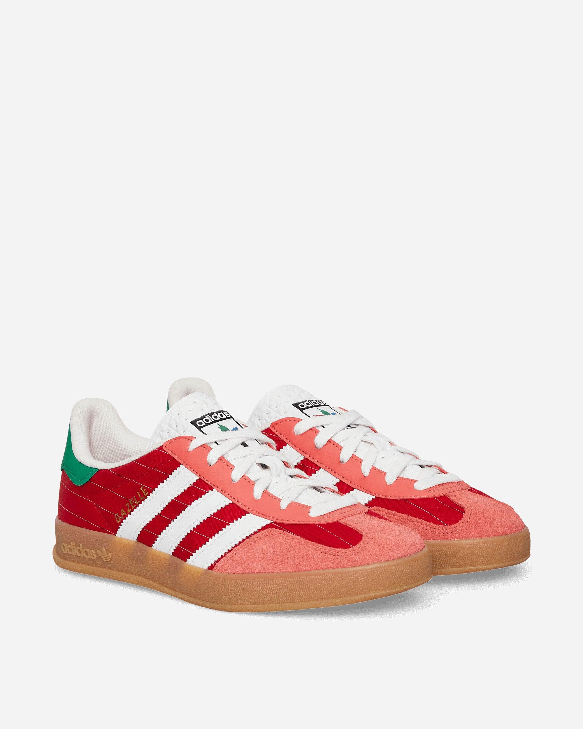 adidas Gazelle Indoor Sneakers Better Scarlet / Cloud in Red