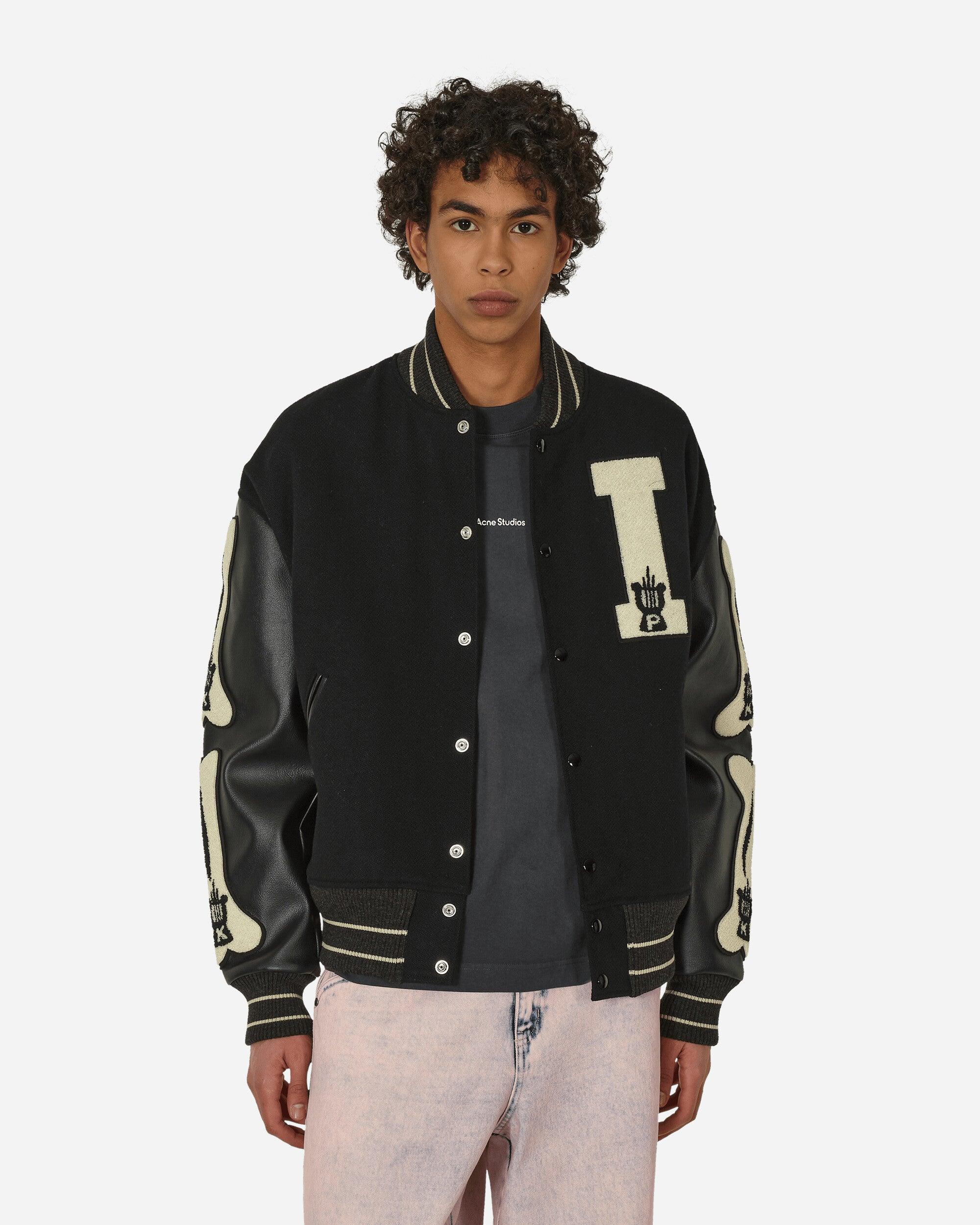 Kapital Wool I-Five Varsity Jacket in Black for Men | Lyst