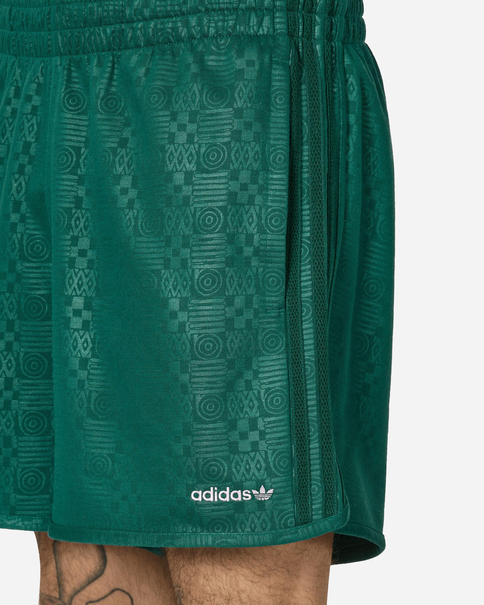 [ADIDAS] ショートパンツ 3S スプリンター 80s グリーン adidas 80S Embossed 3-Stripes Sprinter Shorts Collegiate in
