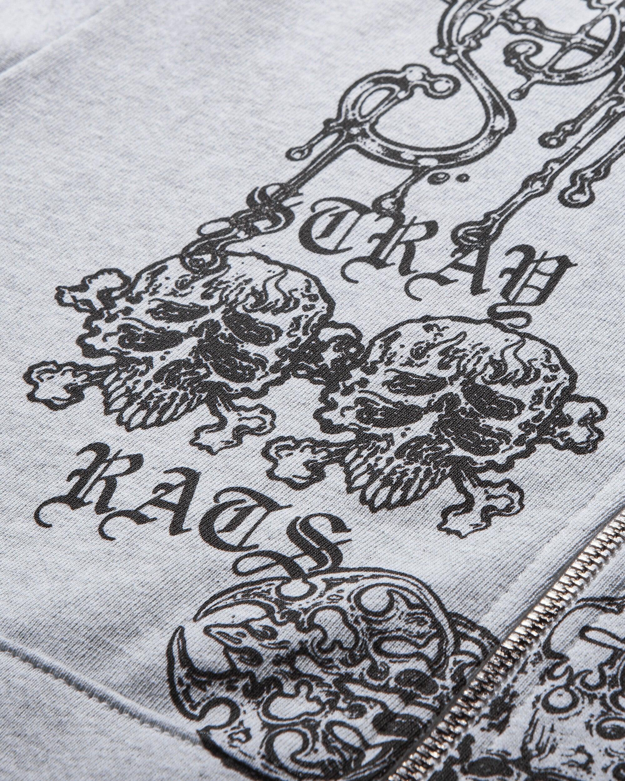 Stray Rats S Funny Farm Zip Hoodie Heather in Gray | Lyst