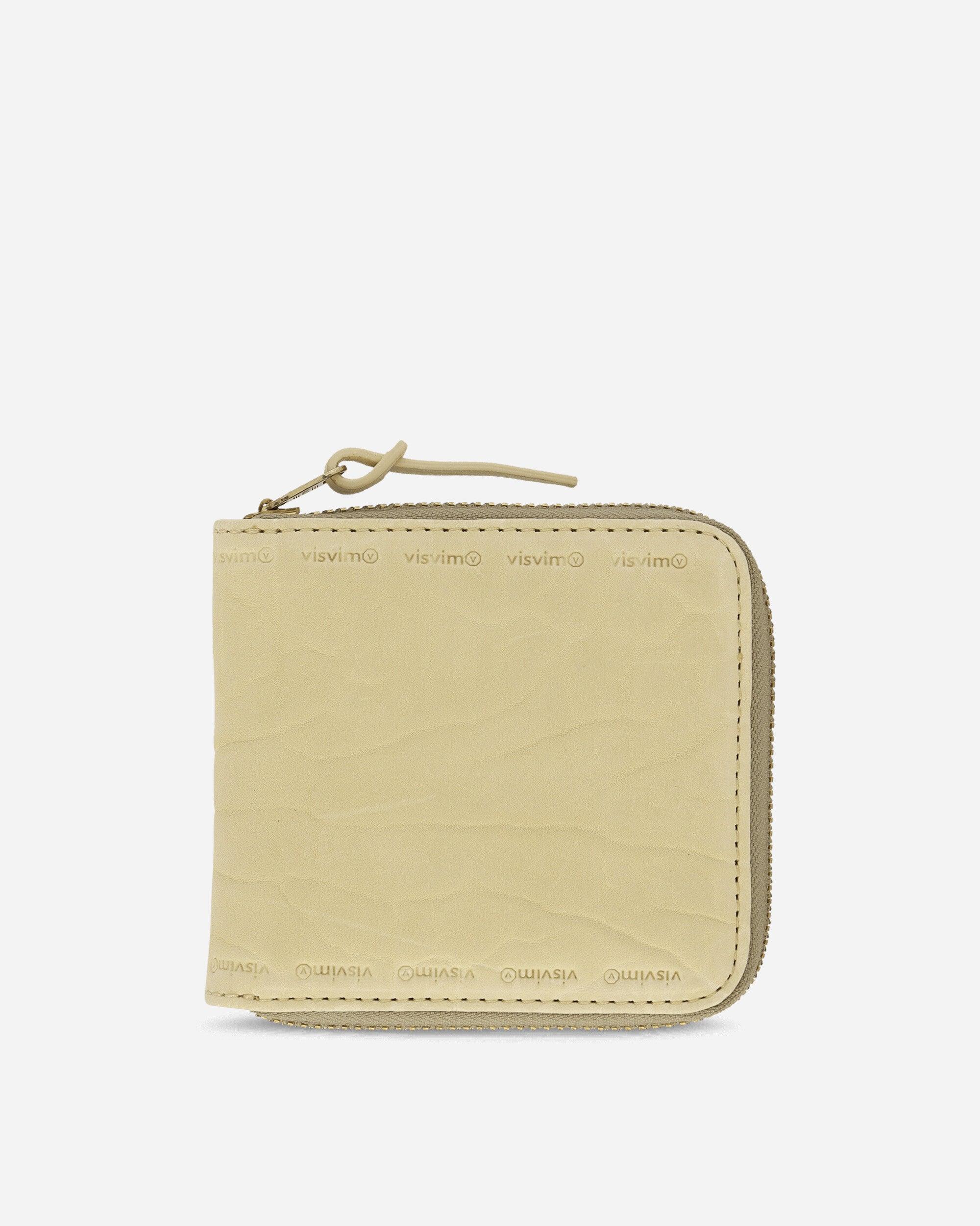 Visvim Leather Bi-Fold Wallet in Natural for Men | Lyst