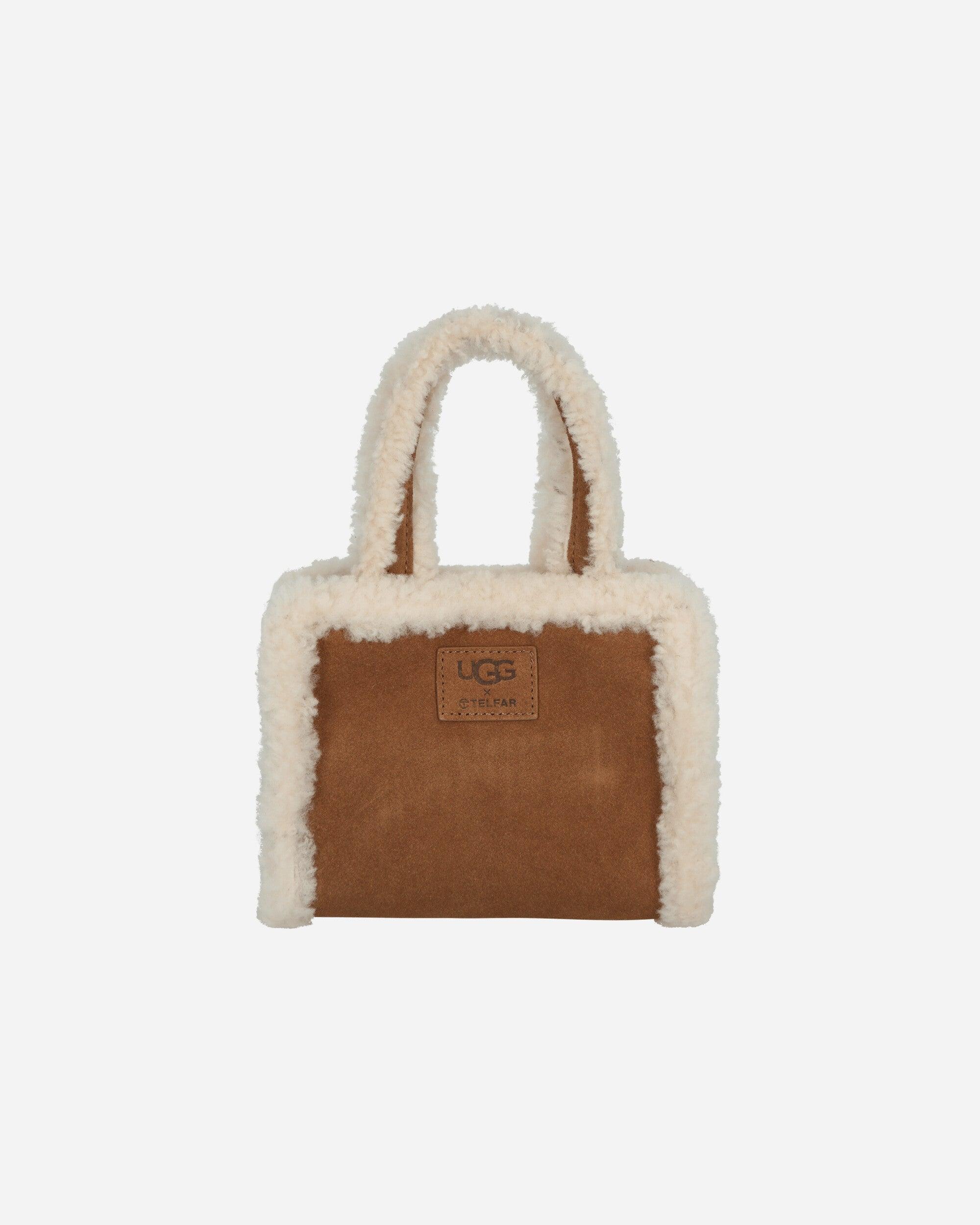 UGG Telfar Small Shopper Chestnut in Natural | Lyst