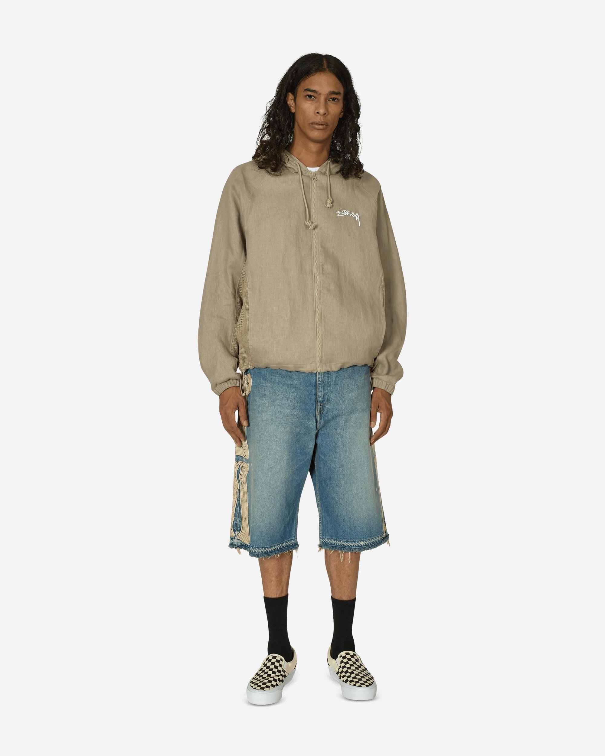 Nike Stüssy Linen Shell Jacket Chino in Natural for Men | Lyst UK