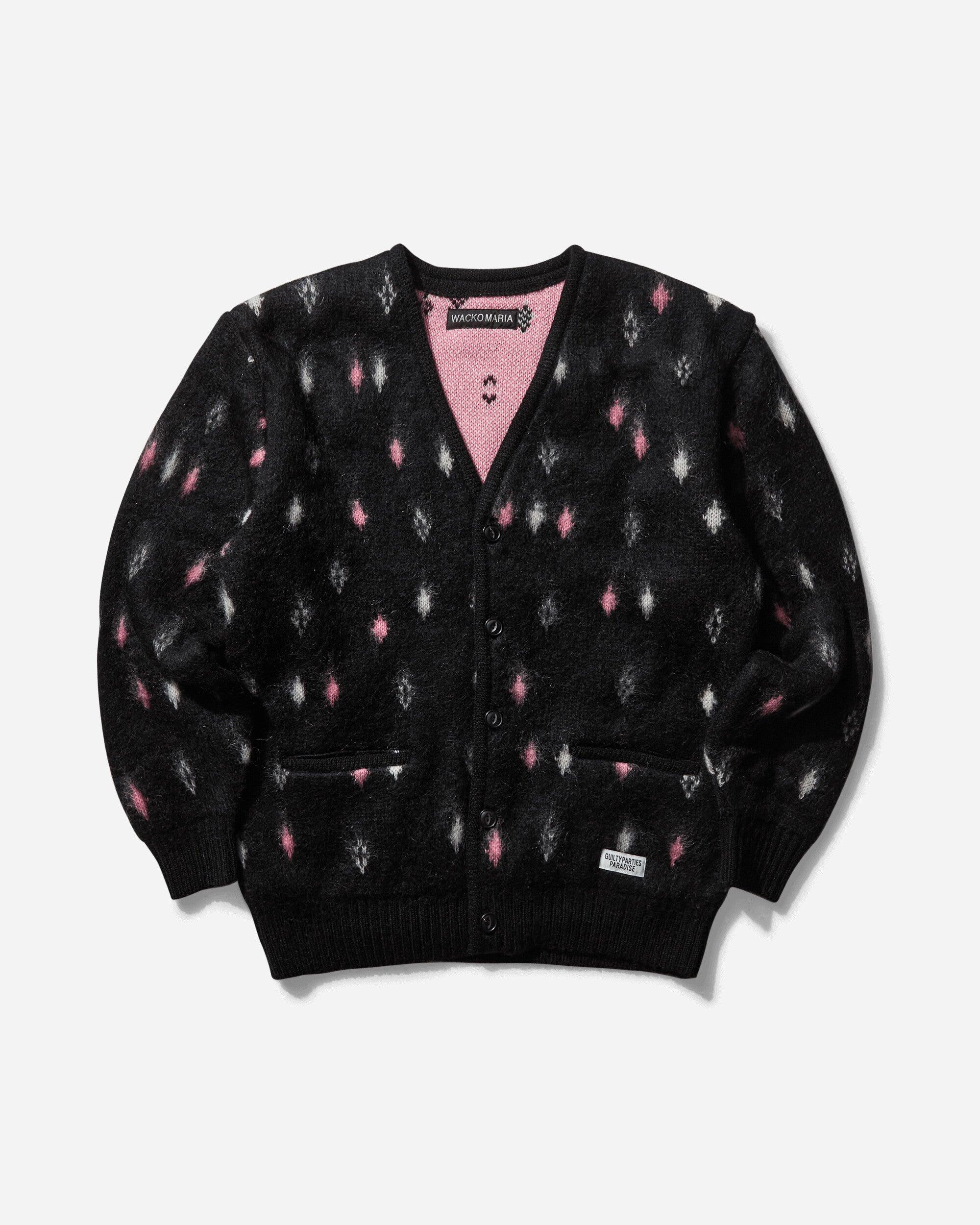WACKO MARIA MOHAIR KNIT CARDIGAN BLACK M WACKOMARIA MOHAIR KNIT 