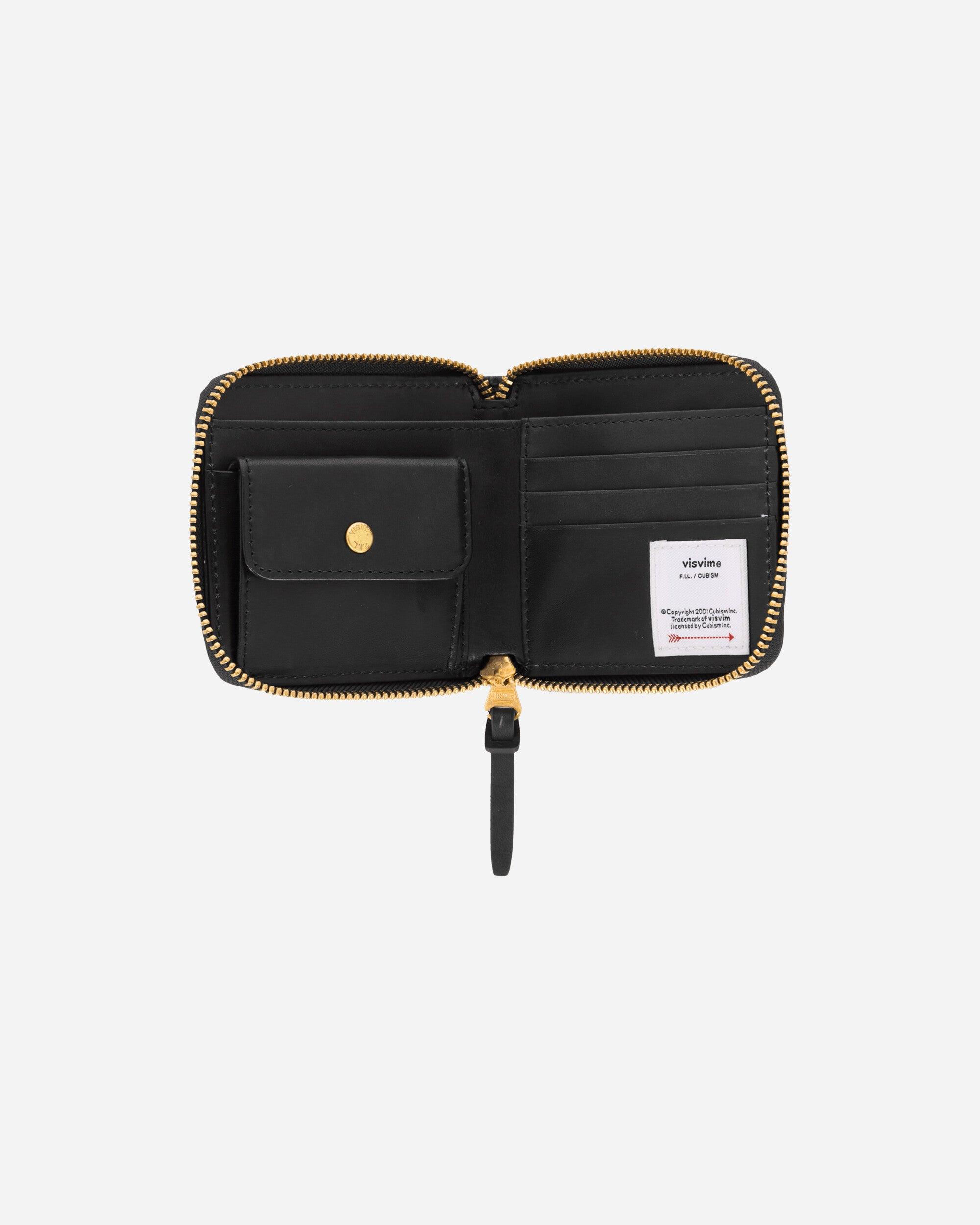 Visvim Leather Bi-Fold Wallet in Black for Men | Lyst UK