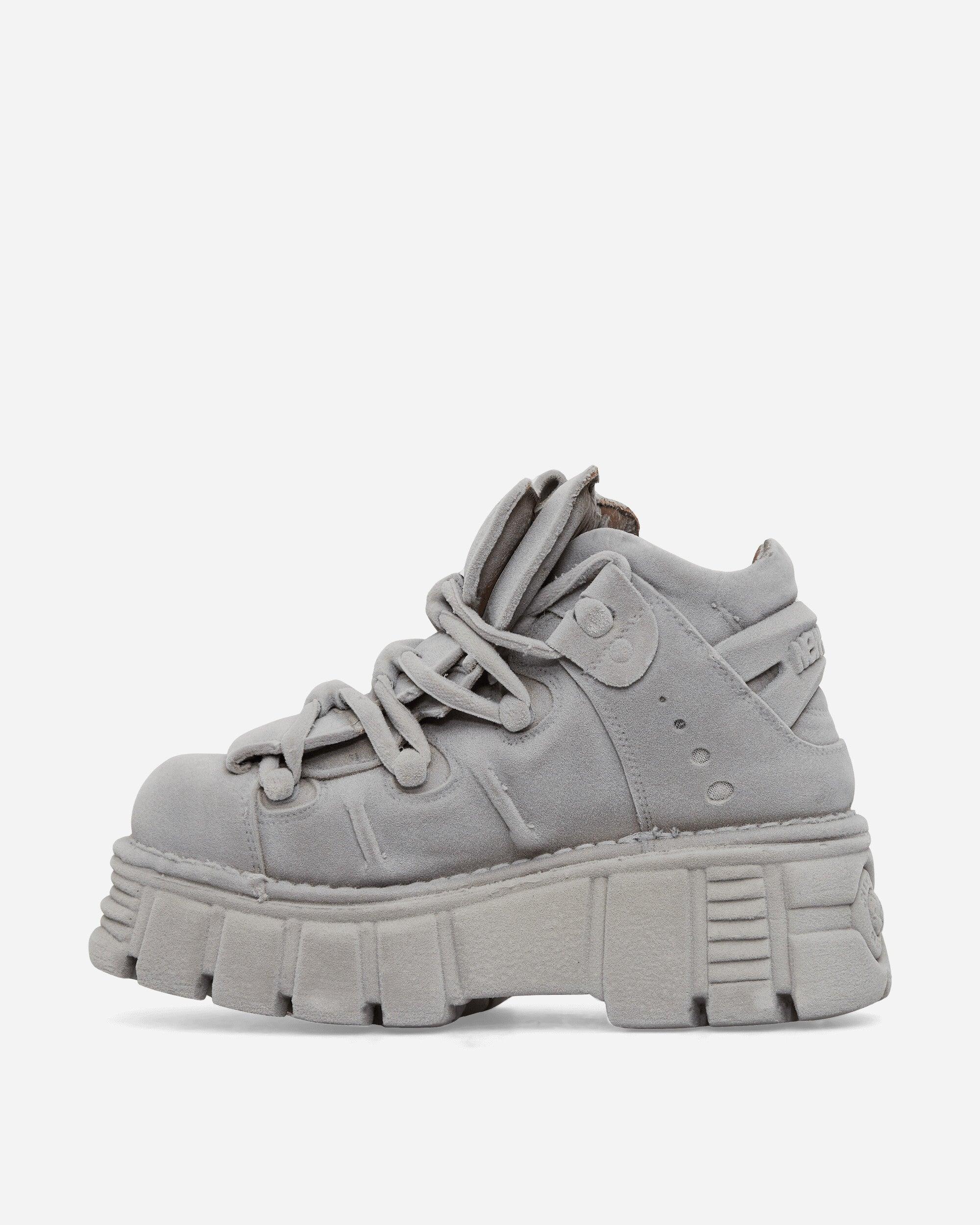 New Rock Platform Ankle Boots in Gray for Men | Lyst