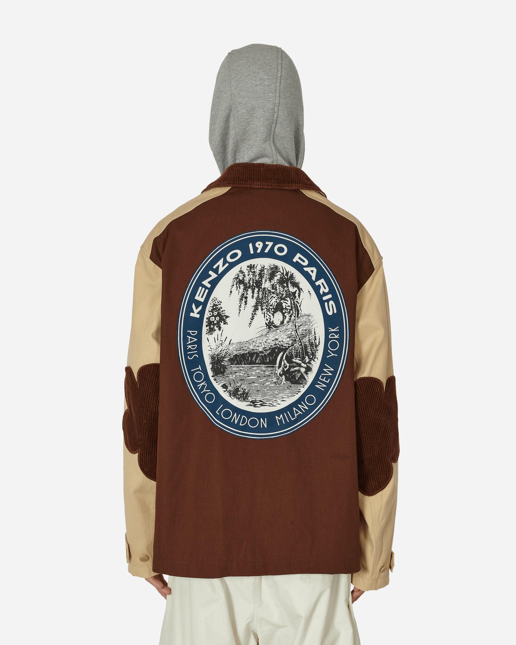 KENZO Tiger Patch Hunting Jacket Camel in Natural for Men | Lyst