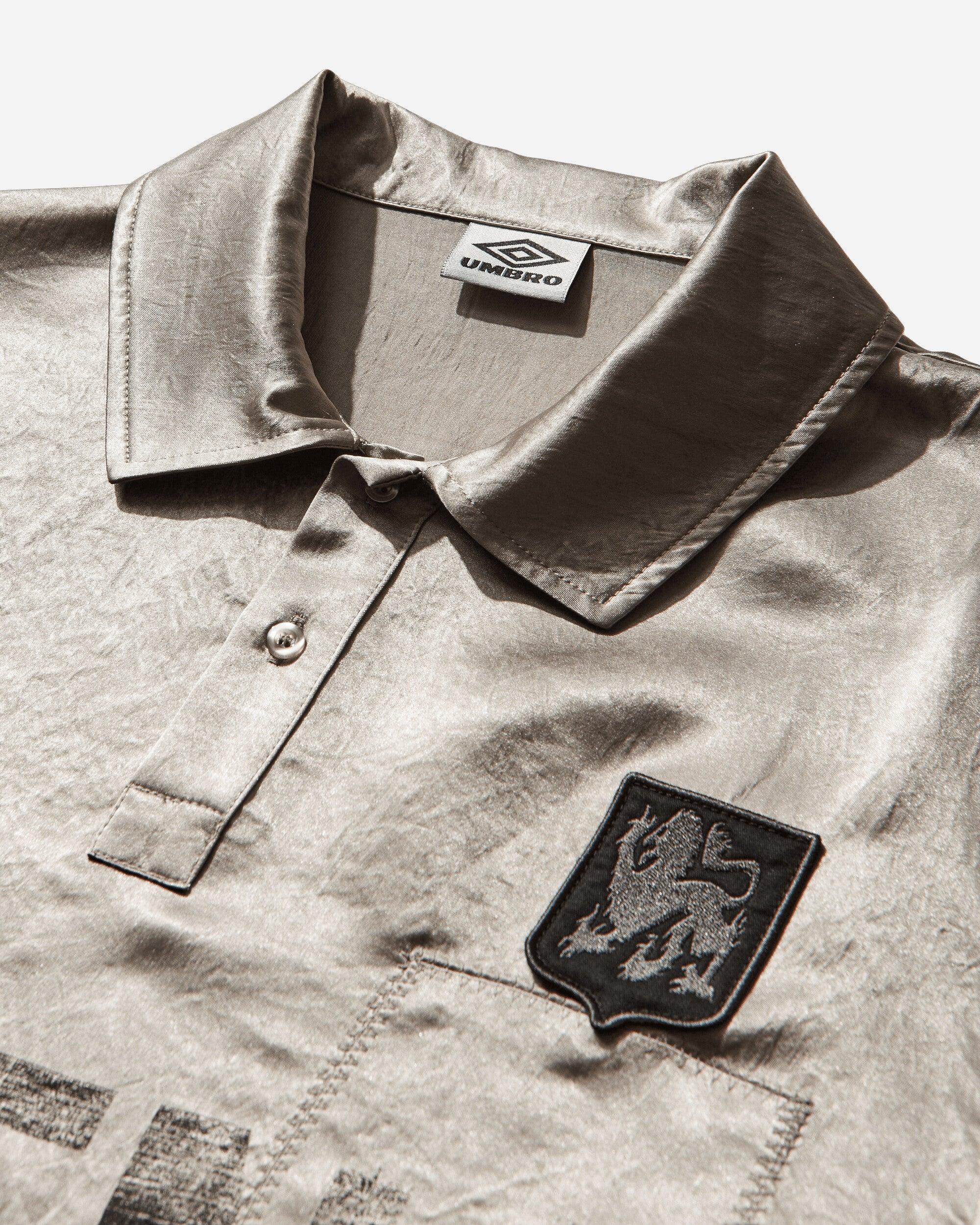 Umbro Satin Enfield Shirt Pearl in Grey for Men | Lyst Australia