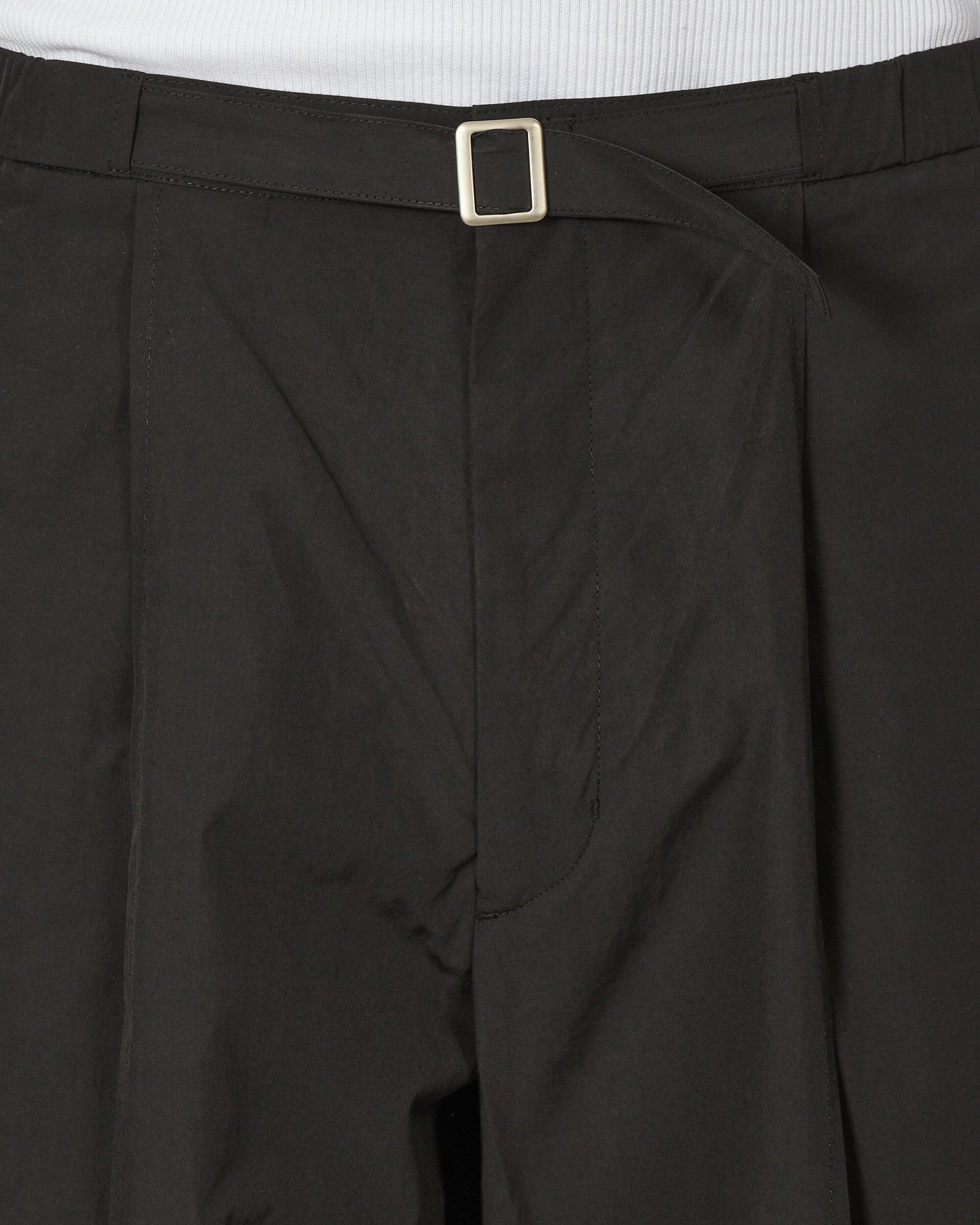 Amomento Belted Tuck Banding Pants in Black for Men | Lyst