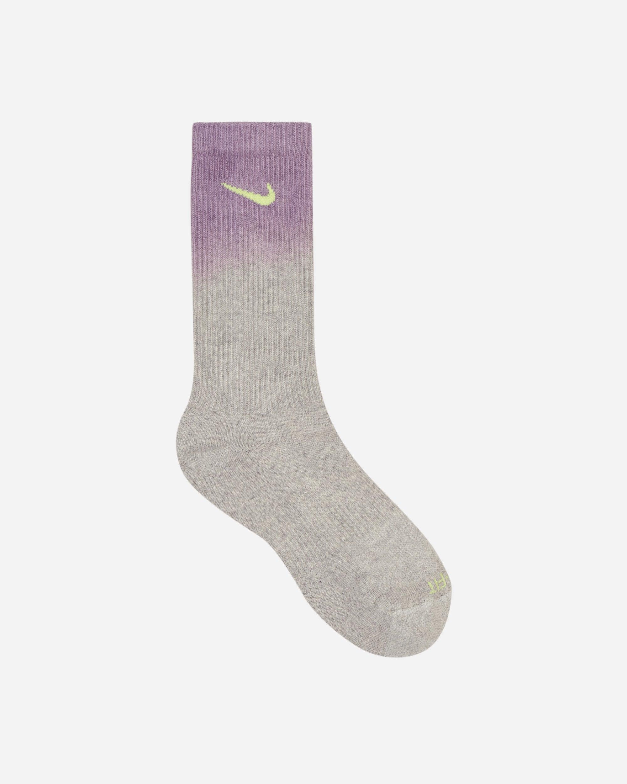 white and purple nike socks