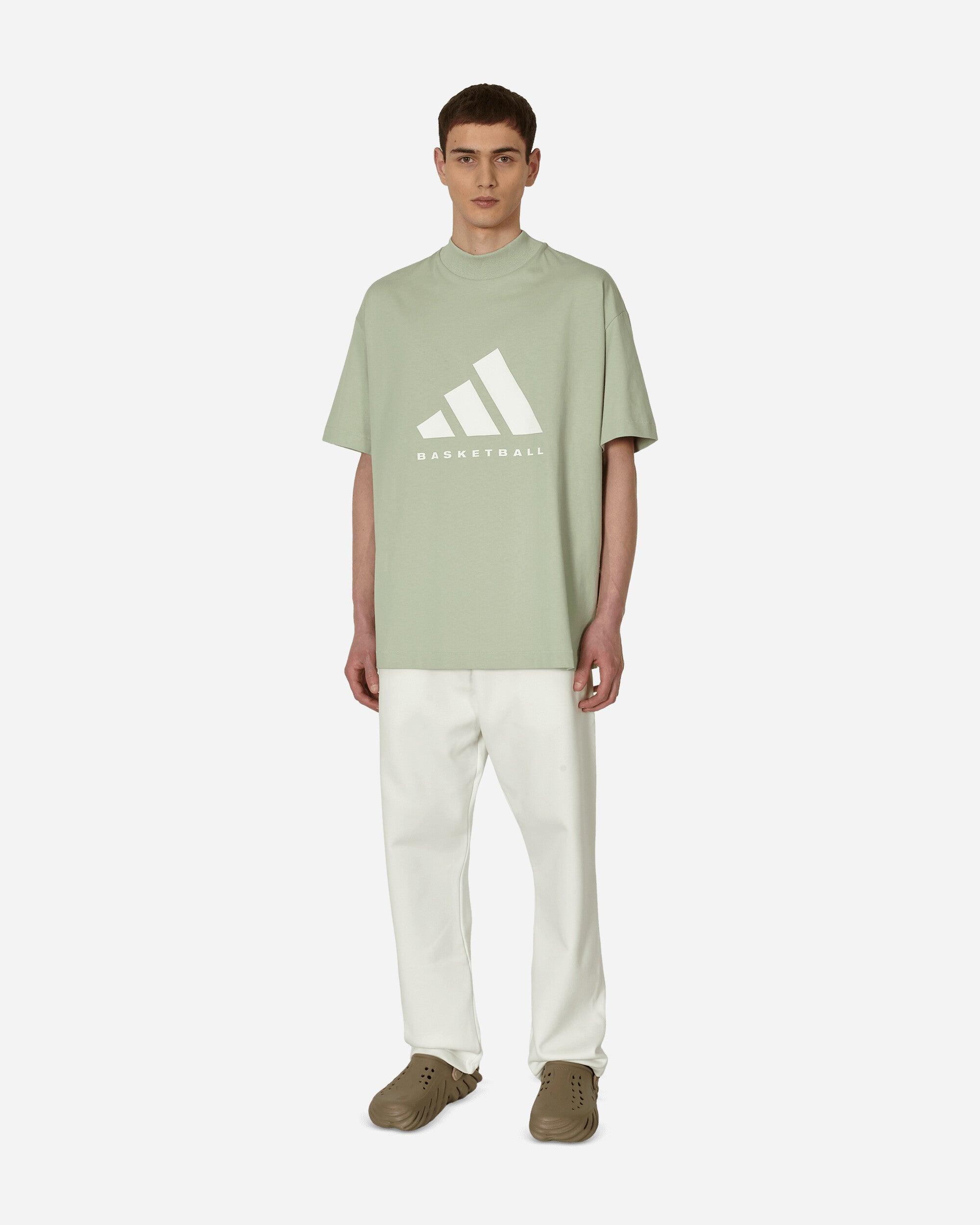 adidas Basketball T-shirt in Green for Men | Lyst