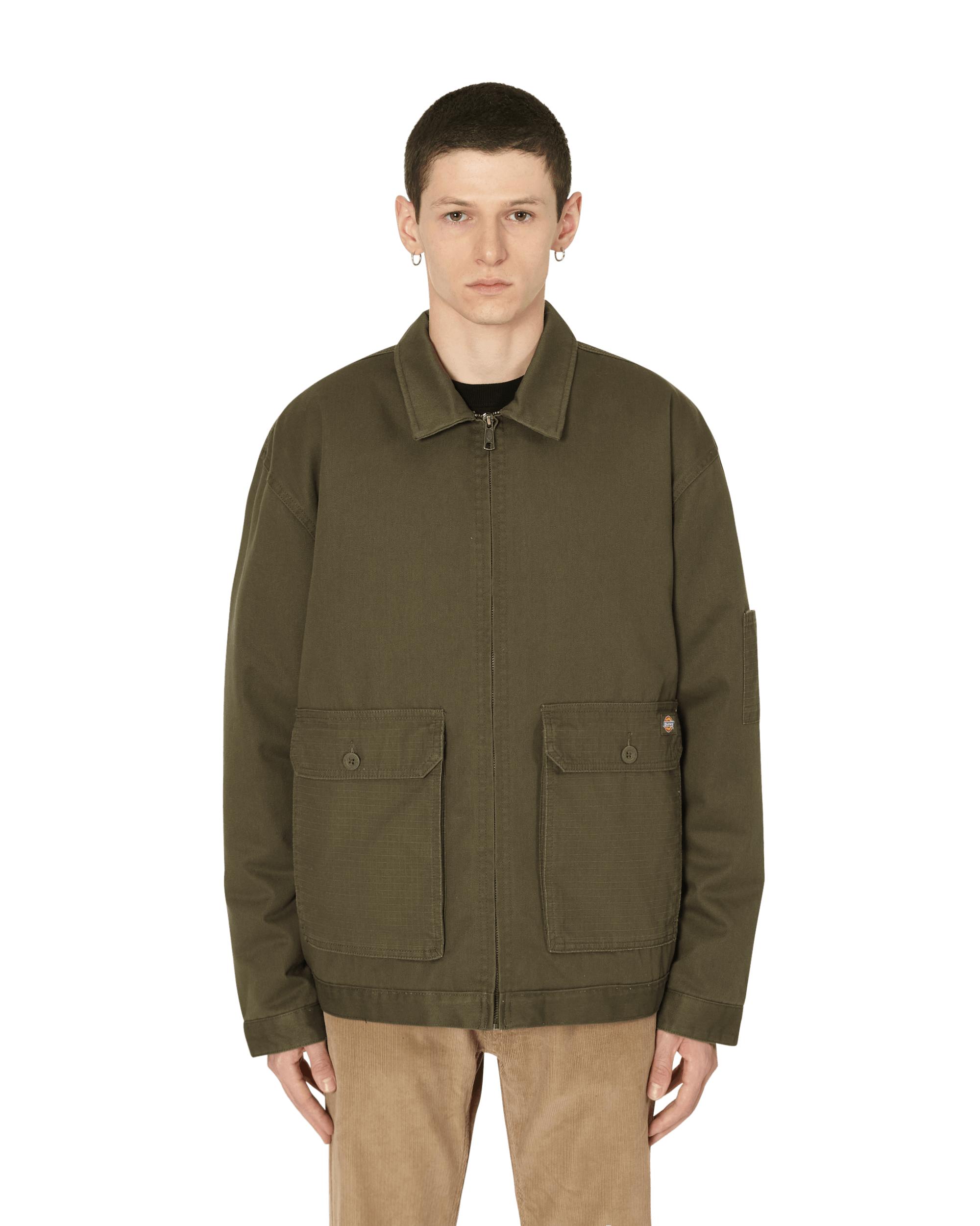 green coat black fur hood