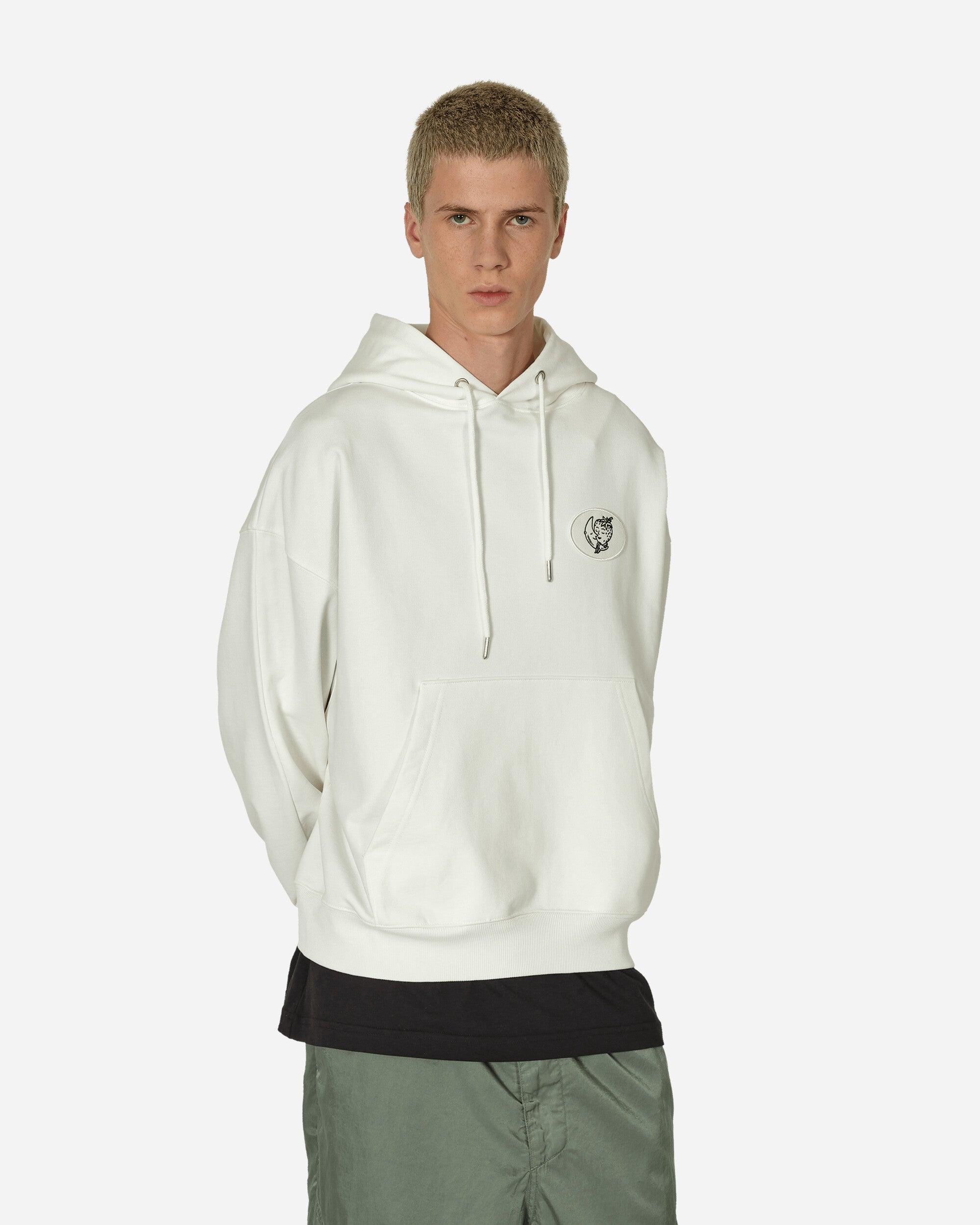 Sky High Farm Alastair Mckimm Workwear Hooded Sweatshirt in White