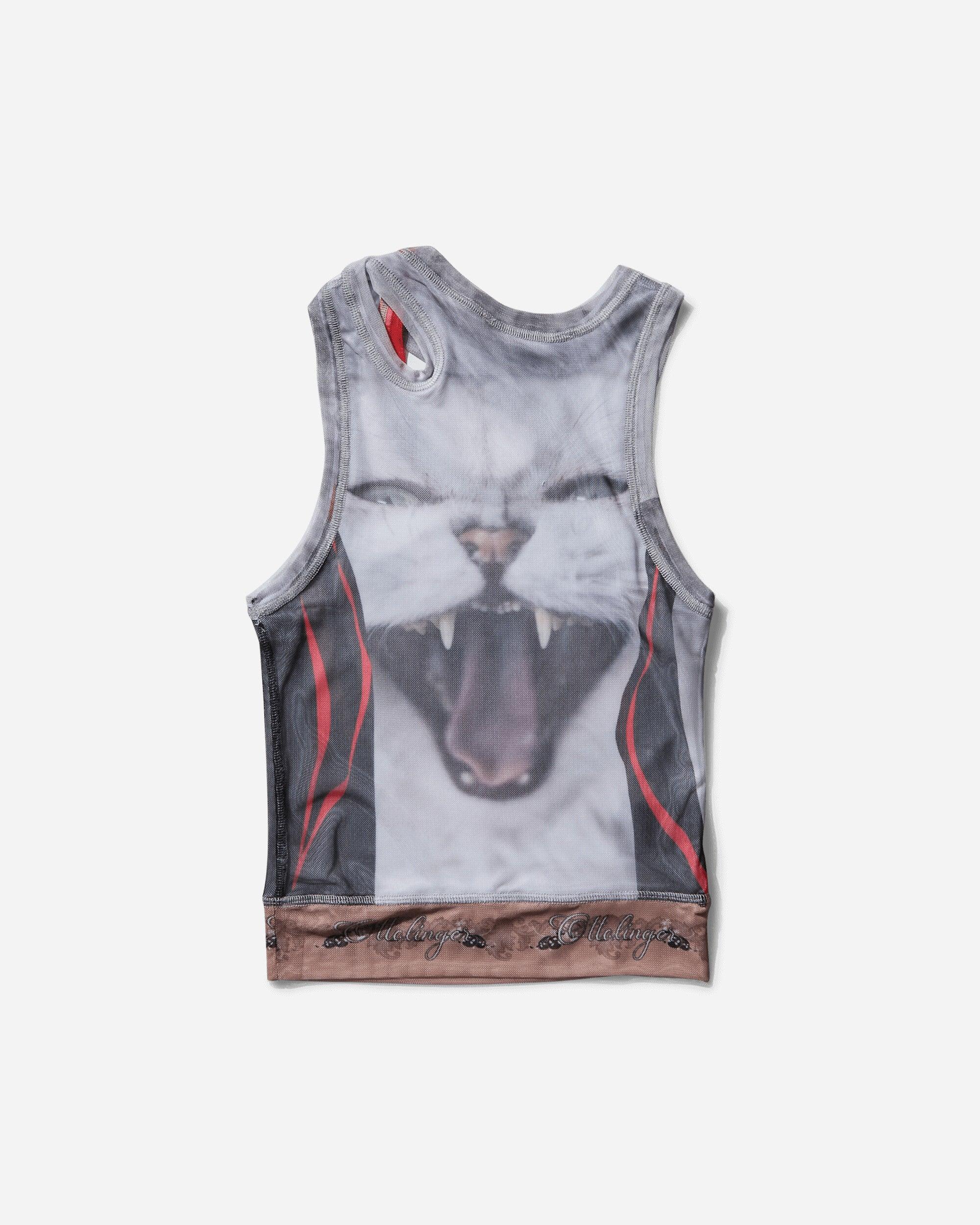 OTTOLINGER S Mesh Tank Top Dog Print in Blue | Lyst