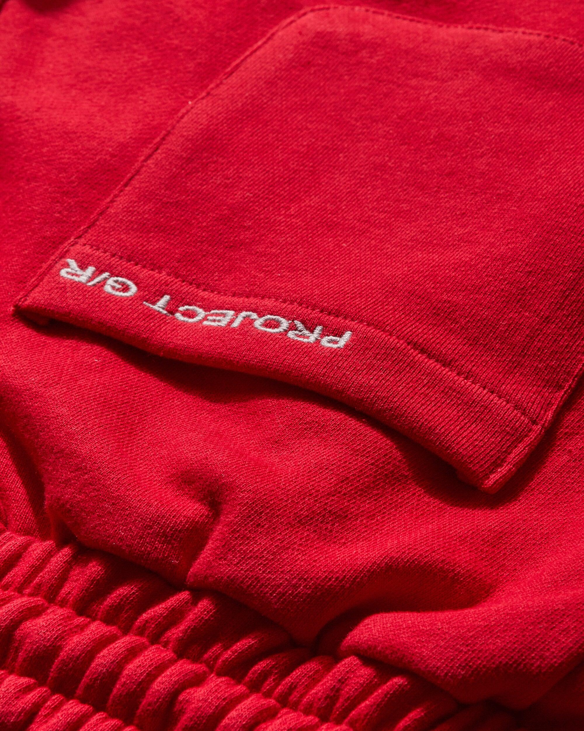 PROJECT G/R Men S Reconstructed Hybrid Track Jacket Red for Men 