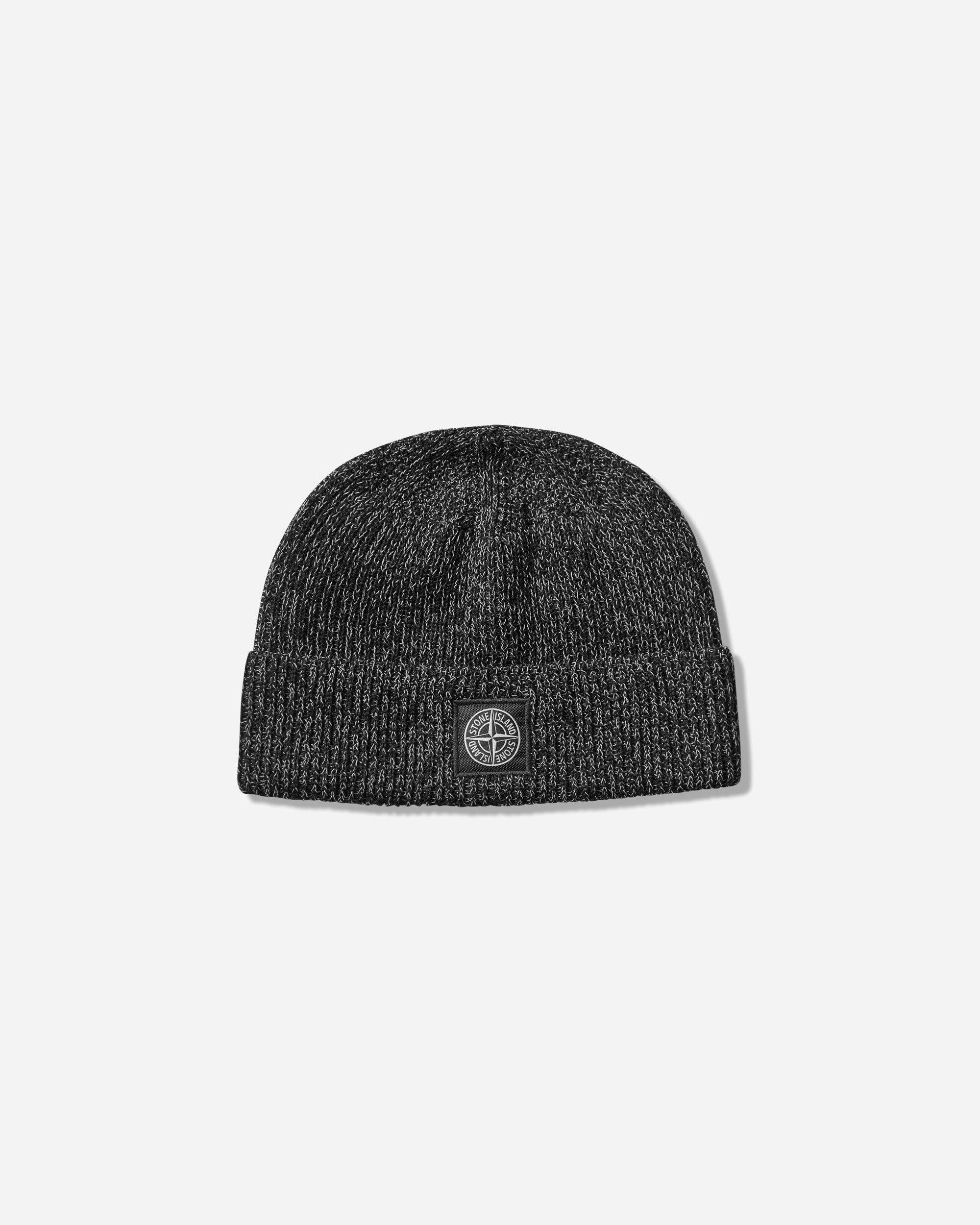 Stone Island Knit Reflective Beanie in Black for Men | Lyst UK