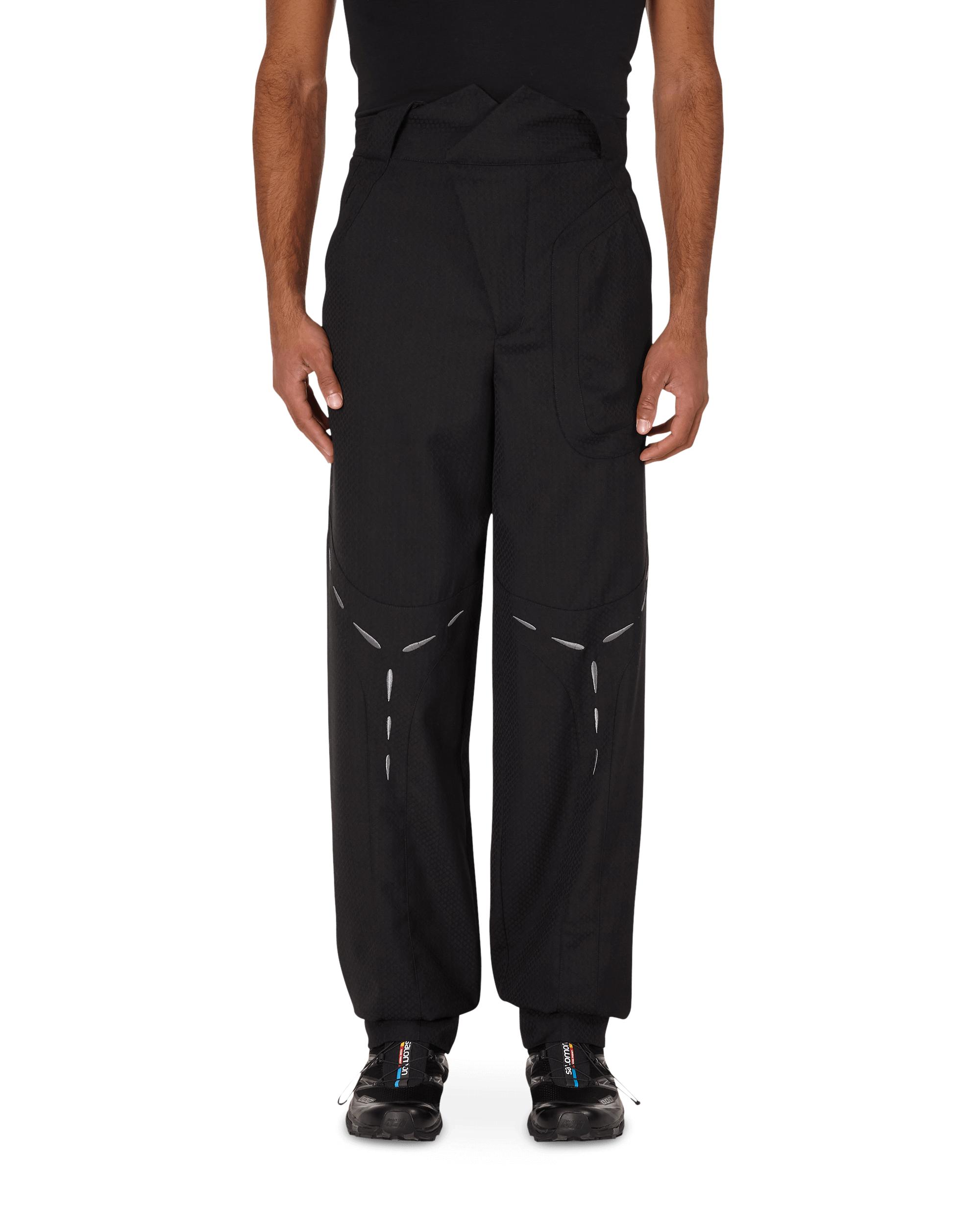 Kiko Kostadinov Klees Embroidery Trousers in Black for Men | Lyst