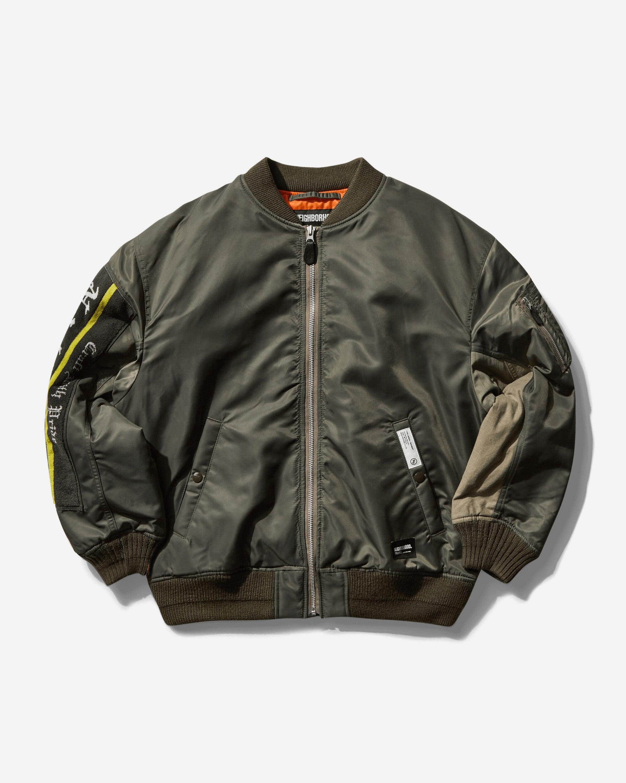 Neighborhood Men S Ma-1 Flight Jacket Mod Olive Drab in Neighborhood Men S Ma-1 Flight Jacket Mod Olive Drab in