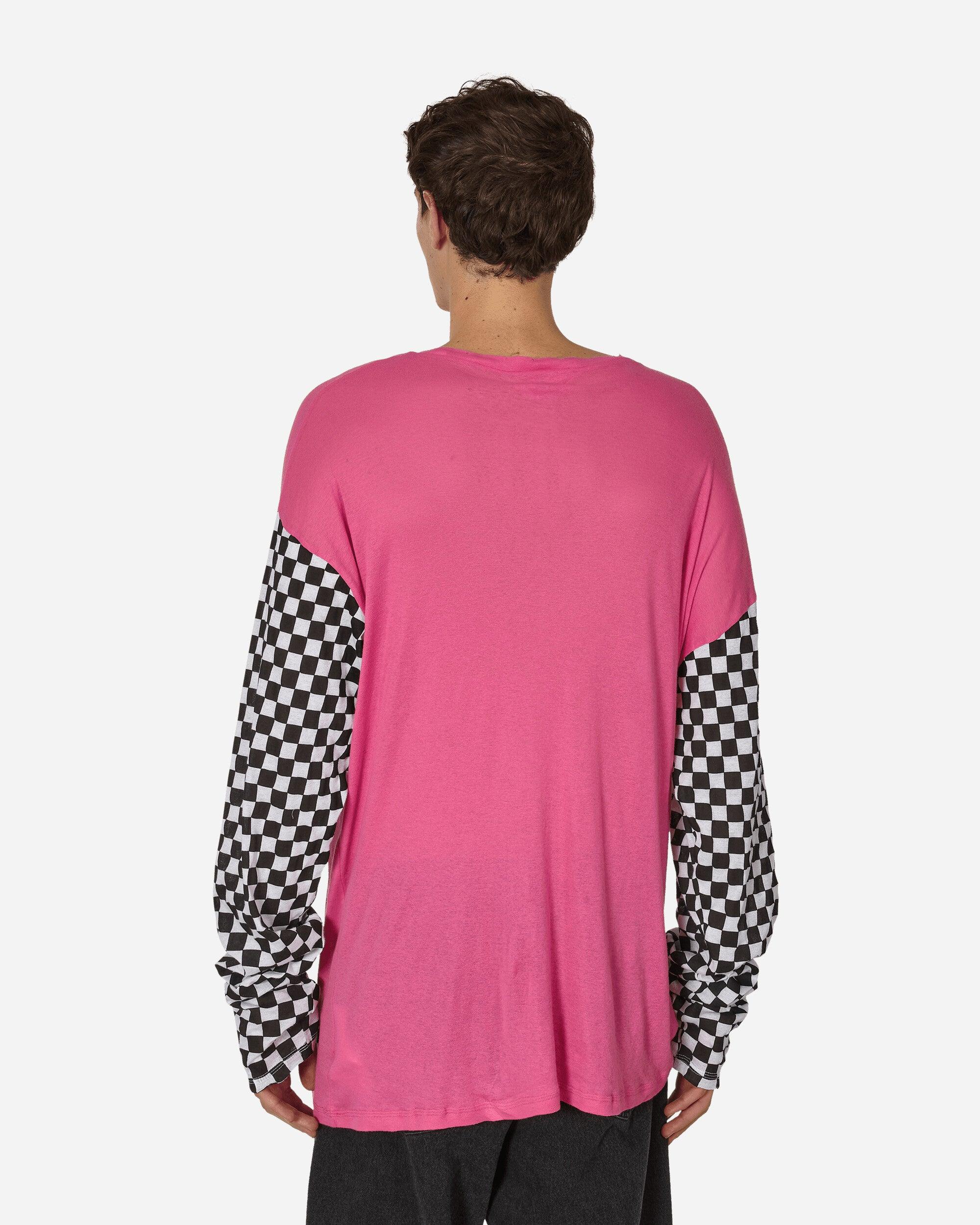 ERL Printed Light Jersey Longsleeve T-Shirt Fuchsia in Pink for