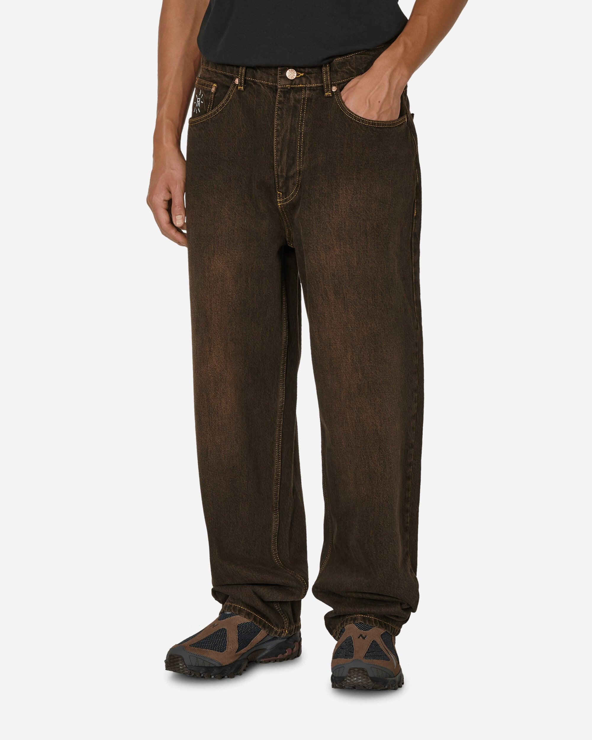 Fucking Awesome Fecke baggy Denim Pants Stone Washed in Green for 