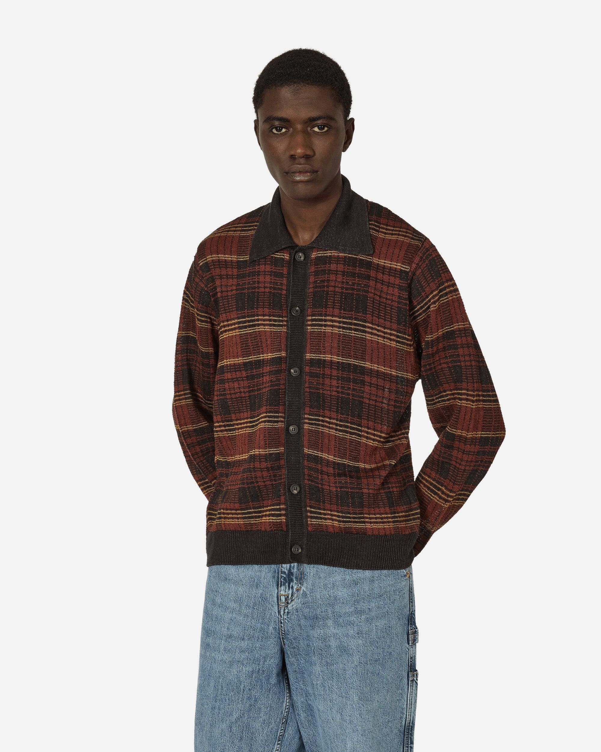 Our Legacy Evening Polo Rust Geezer Check in Brown for Men Our Legacy Evening Polo Rust Geezer Check in Brown for Men