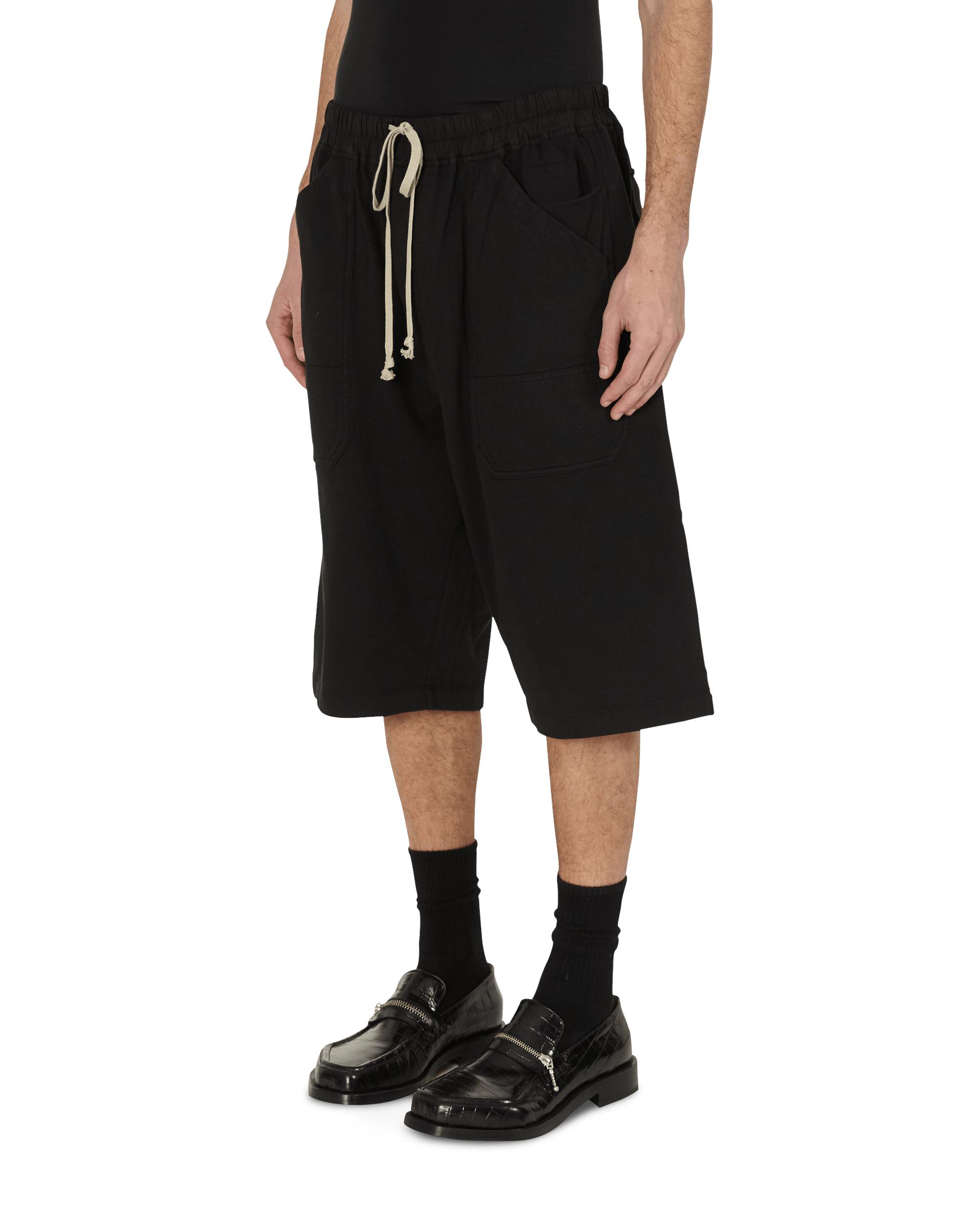 Rick Owens Drkshdw Cotton Drawstring Shorts in Black for Men Lyst