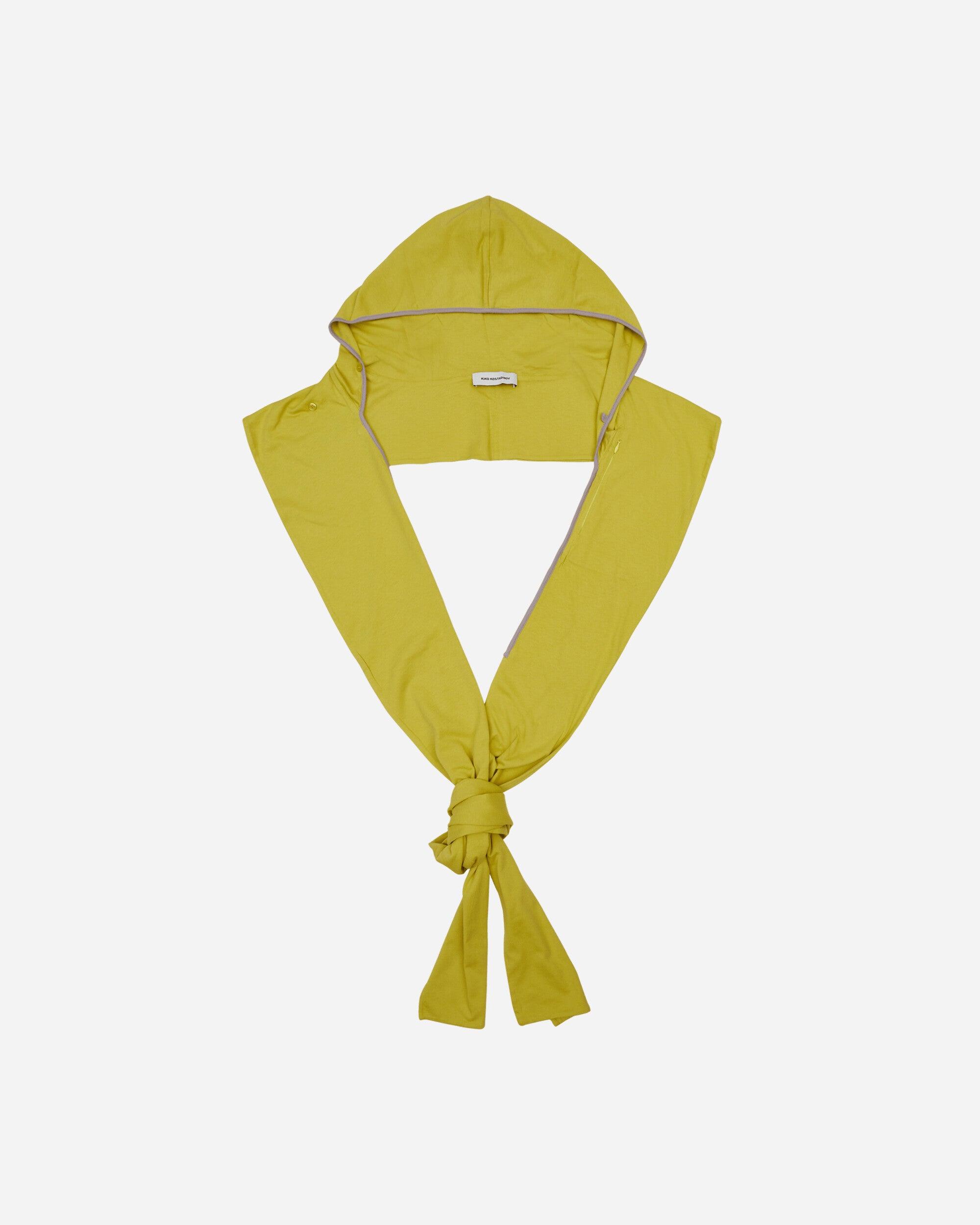 Kiko Kostadinov Ohne Hood Scarf Lime in Yellow for Men | Lyst UK