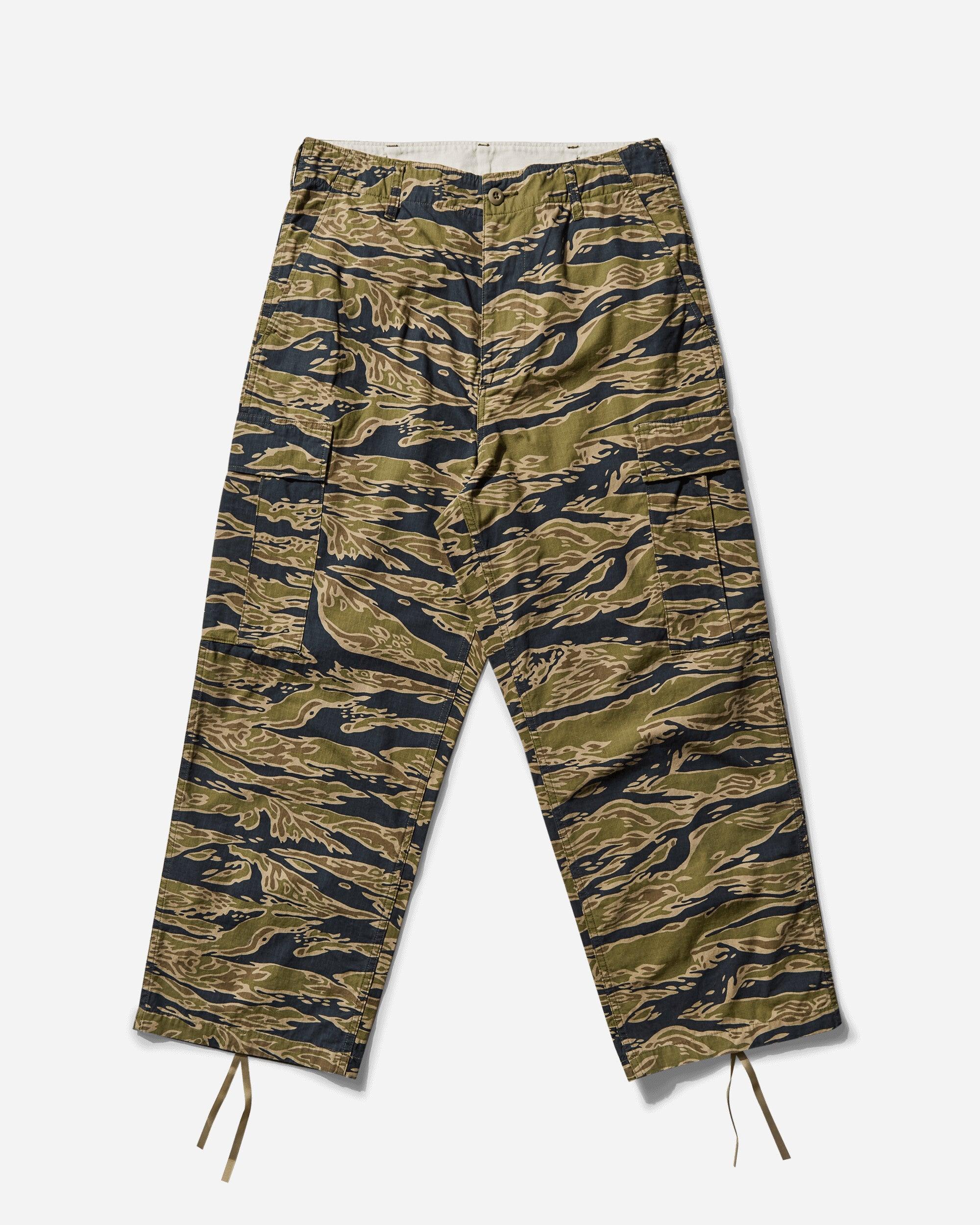 Wacko Maria S Tiger Camo 6 Pocket Trousers in Green for Men
