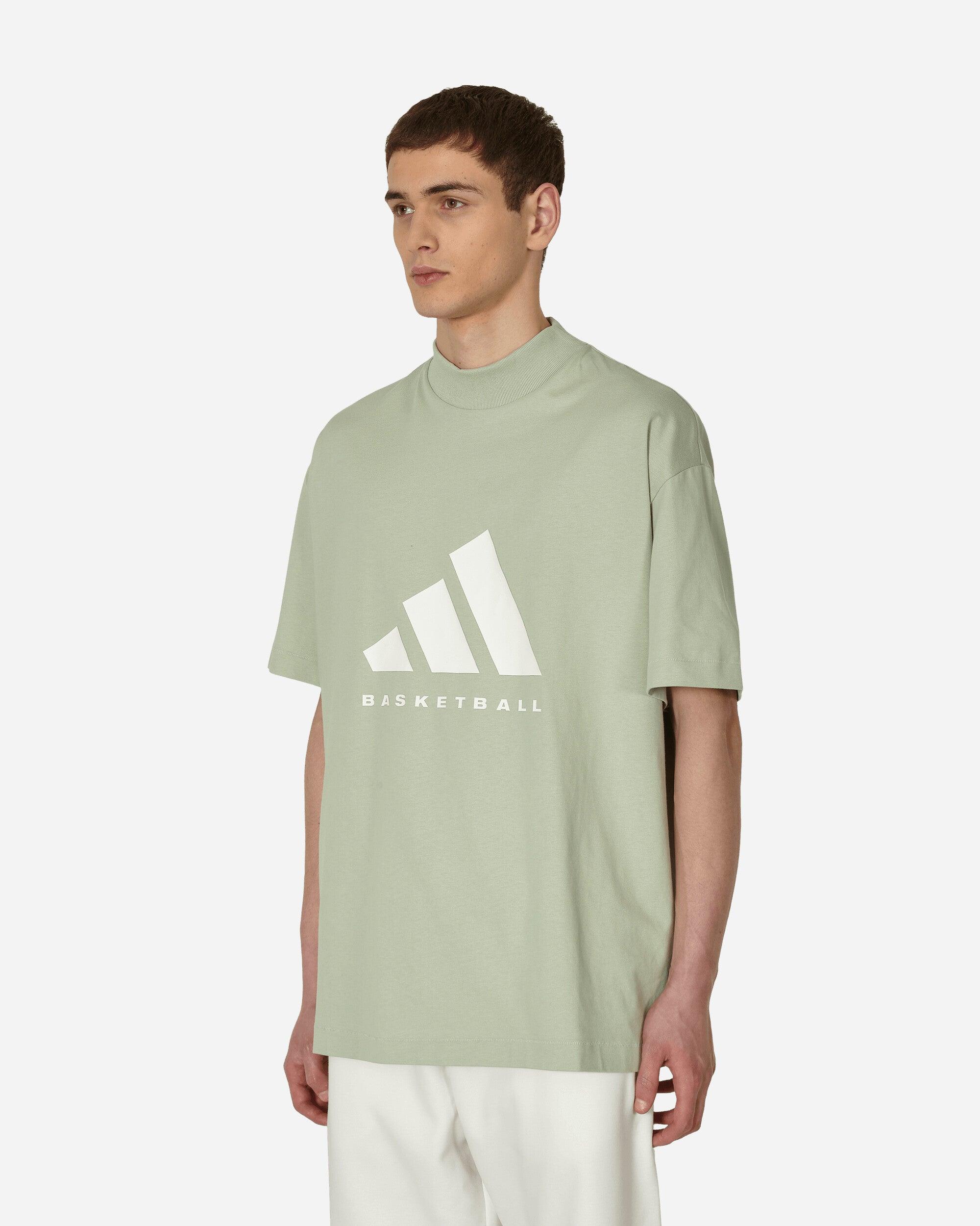 adidas Basketball T-shirt in Green for Men | Lyst